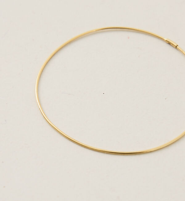 The Store by C' 「【GIGI】Solid Hoop Earrings／60㎜フープピアス」|ピアス|