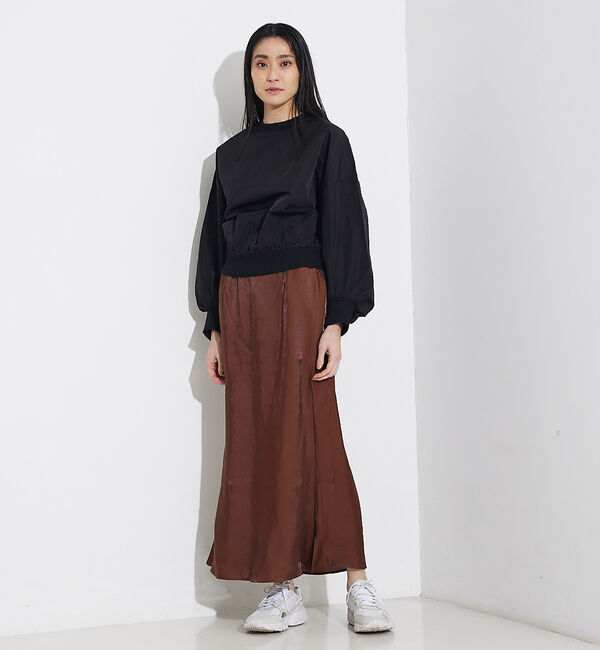 NOMINE「【セットアップ対応】スパークシャンブレーマーメイドスカート」|スカート|