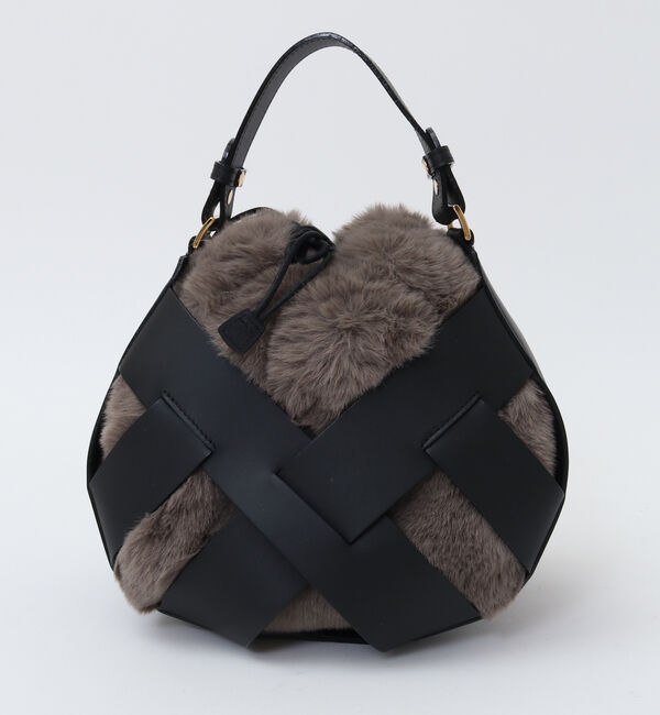 VIOLAd'ORO/ヴィオラドーロ】ファーバッグ（V-8765）｜ルミネの