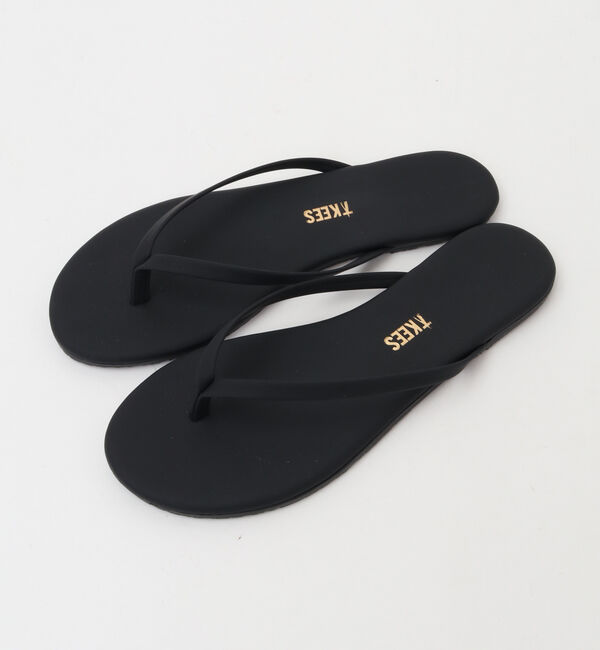 Liesse「【TKEES/ティキーズ】ビーチサンダル」|サンダル|ブラック