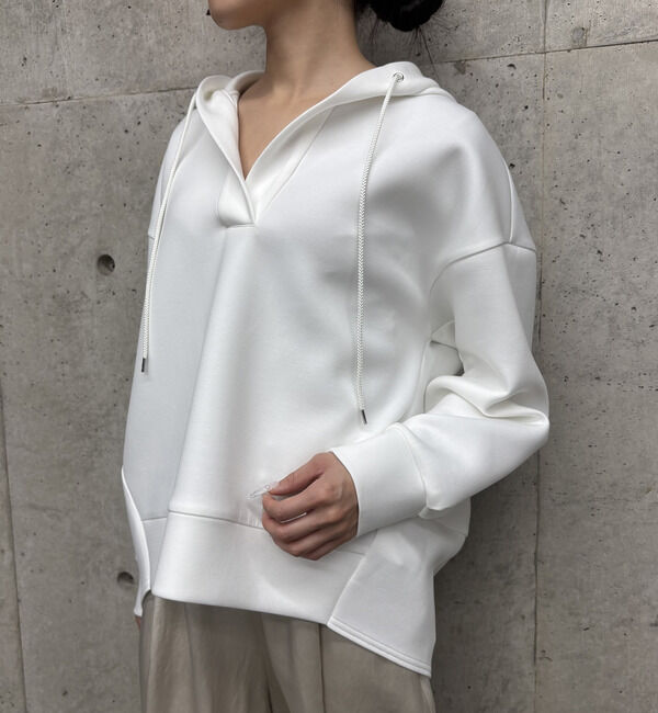 Liesse「ダンボールフーディ」|Tシャツ・カットソー|ホワイト