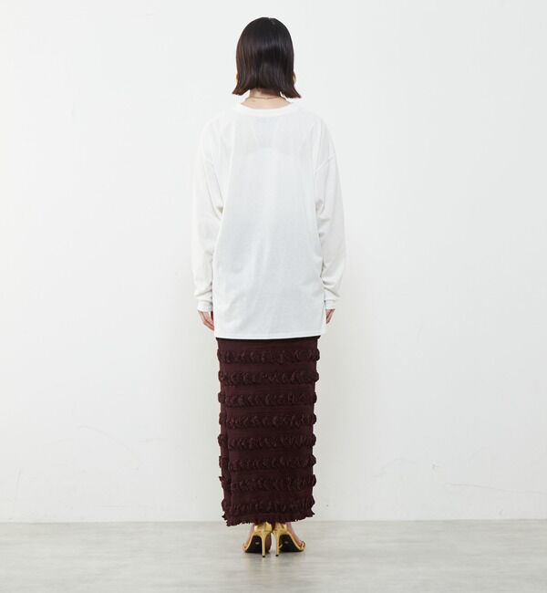 SOFFITTO「ロゴプリントロングTシャツ」|Tシャツ・カットソー|