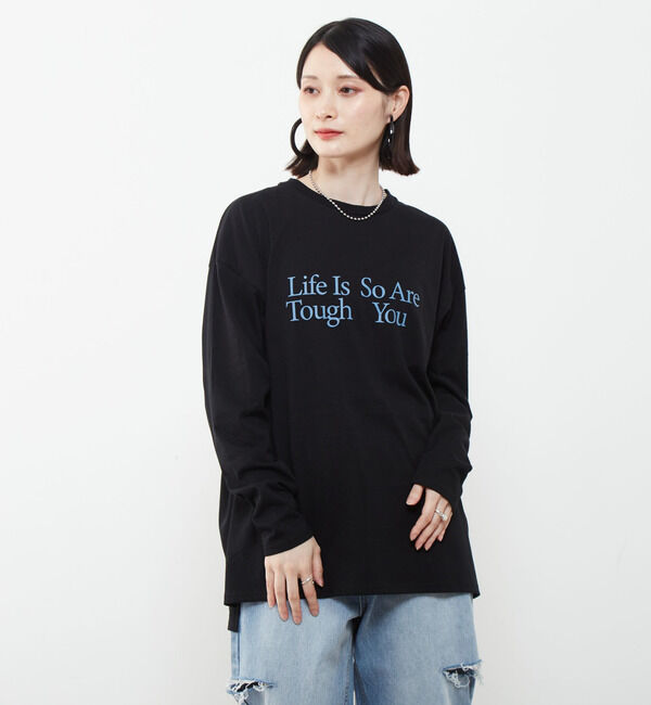 SOFFITTO「ロゴプリントロングTシャツ」|Tシャツ・カットソー|