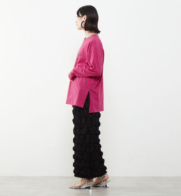 SOFFITTO「ロゴプリントロングTシャツ」|Tシャツ・カットソー|