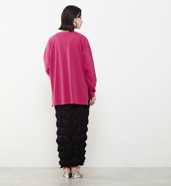 SOFFITTO「ロゴプリントロングTシャツ」|Tシャツ・カットソー|