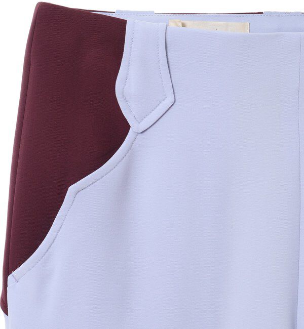 A_「【77circa/ナナナナサーカ】配色スラックスパンツ」|スラックス|