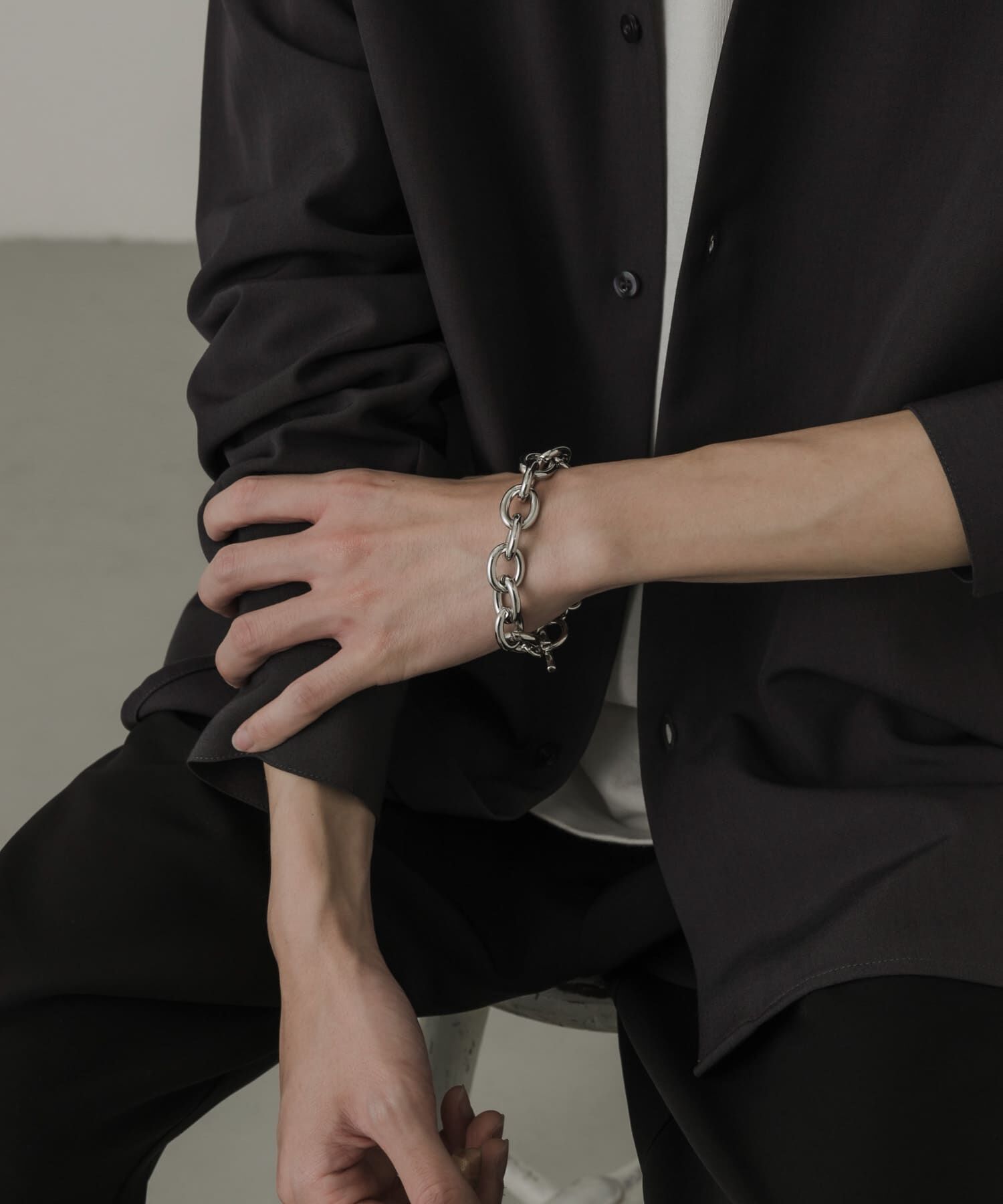 SMELLY「オーバルチェーンブレスレット」|ブレスレット・バングル|