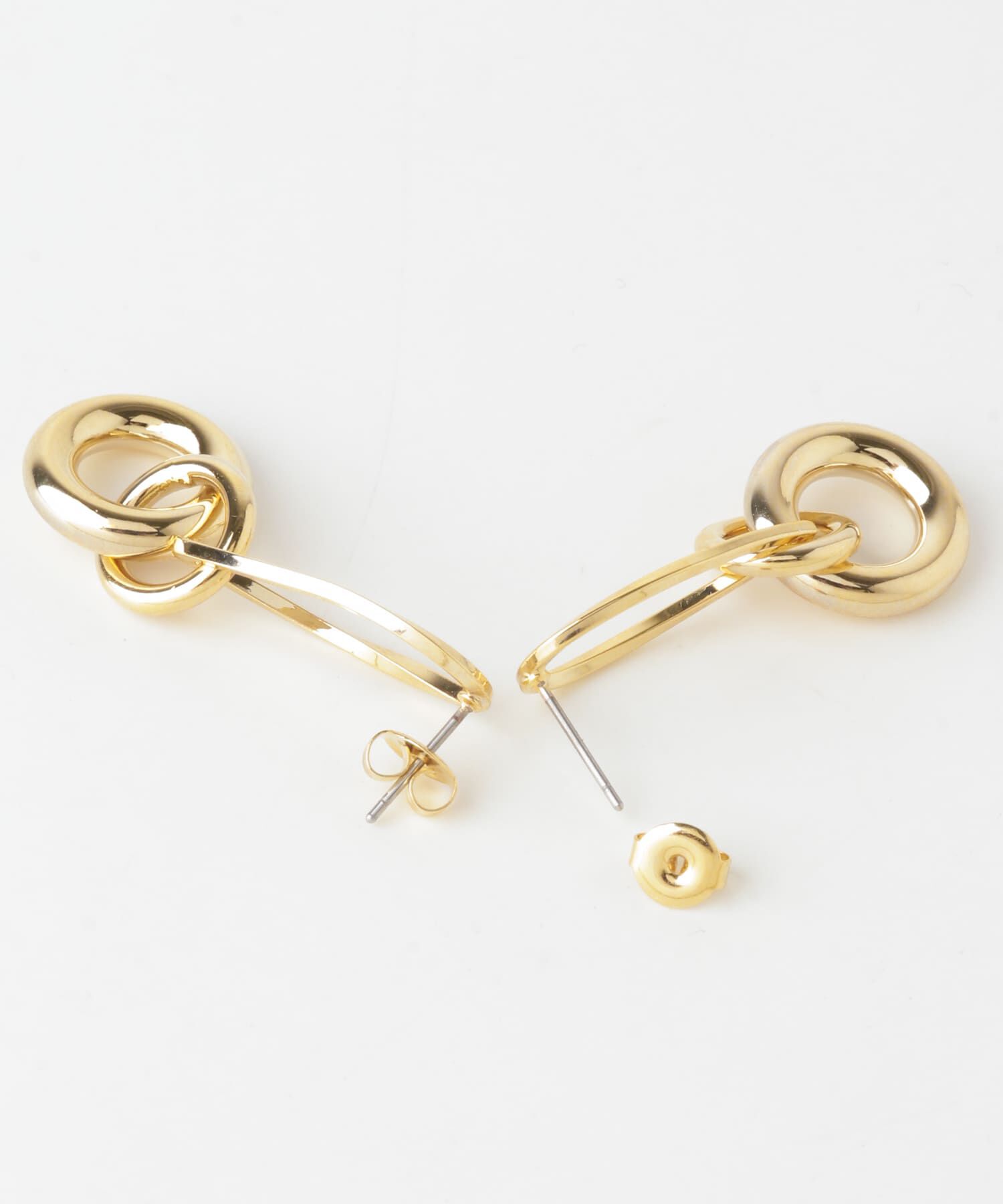 SMELLY「ニュアンスメタルデザインピアス」|ピアス|