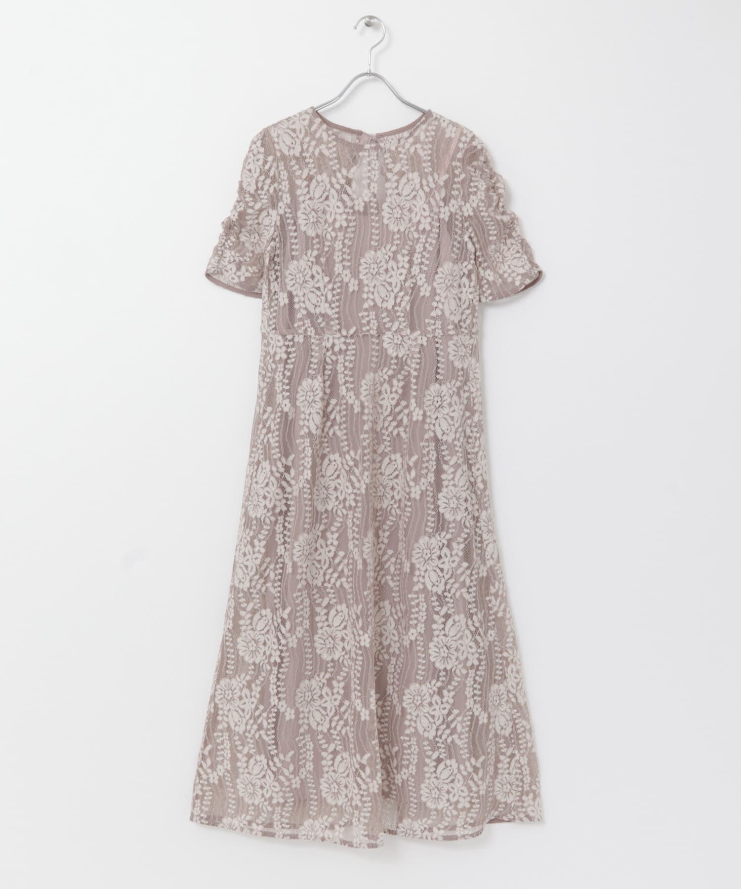 URBAN RESEARCH ROSSO「kaene　配色レースエプロンドレス」|ワンピース|