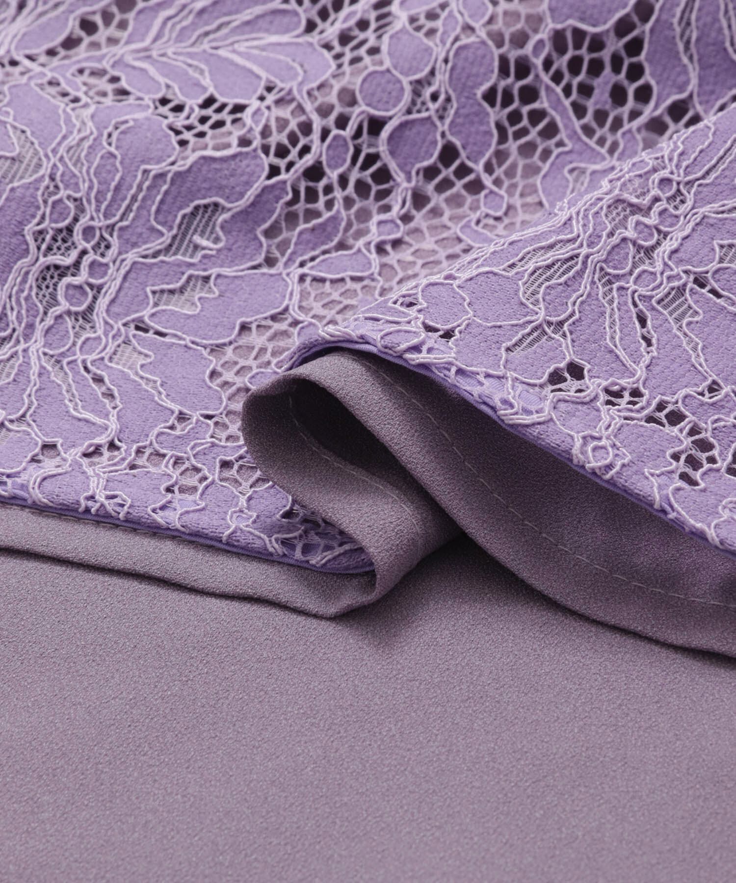 URBAN RESEARCH ROSSO「kaene　配色レースエプロンドレス」|ワンピース|