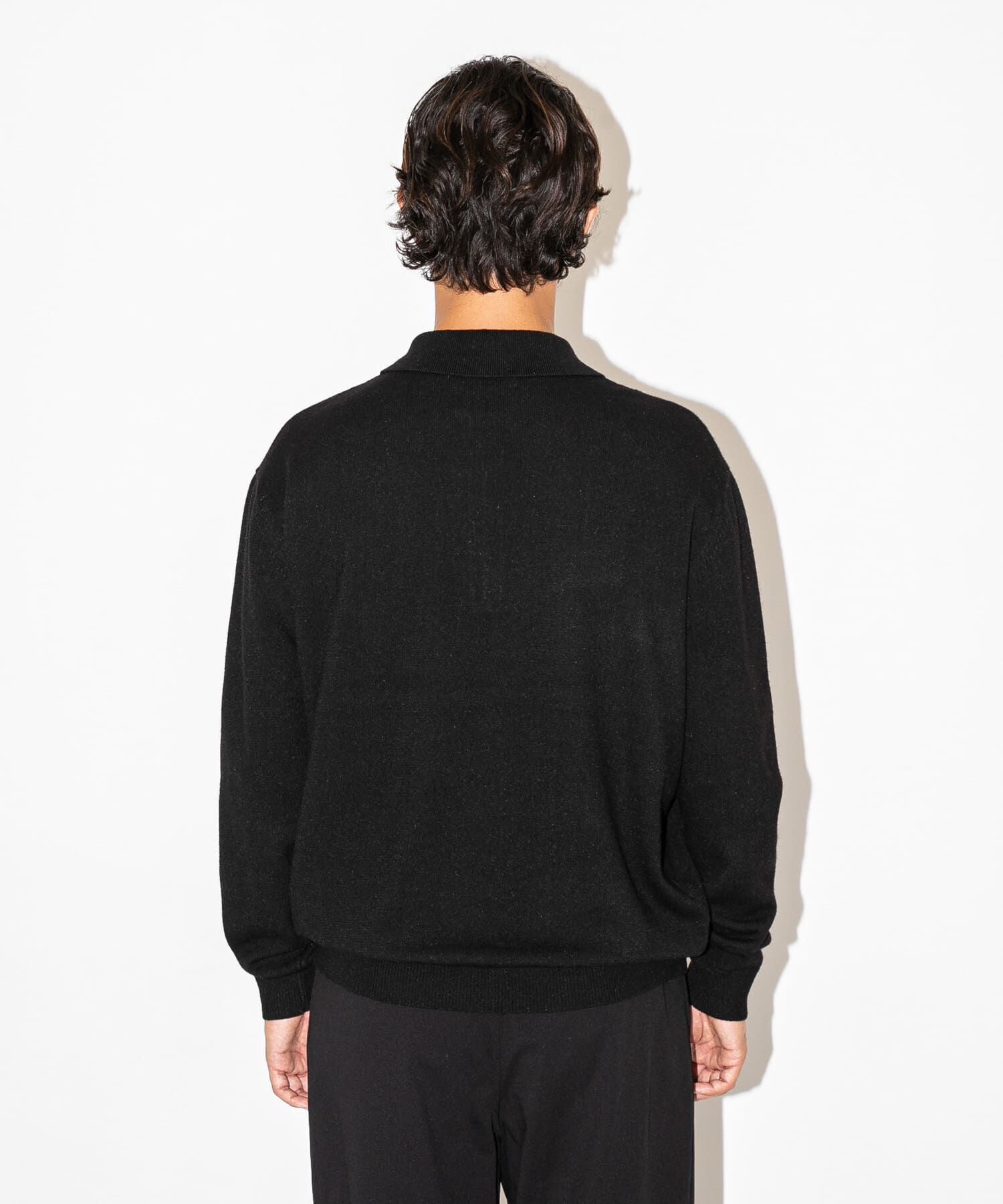 Sonny Label 「OOPS　ケーブル襟付きニットポロシャツ」|ニット・セーター|