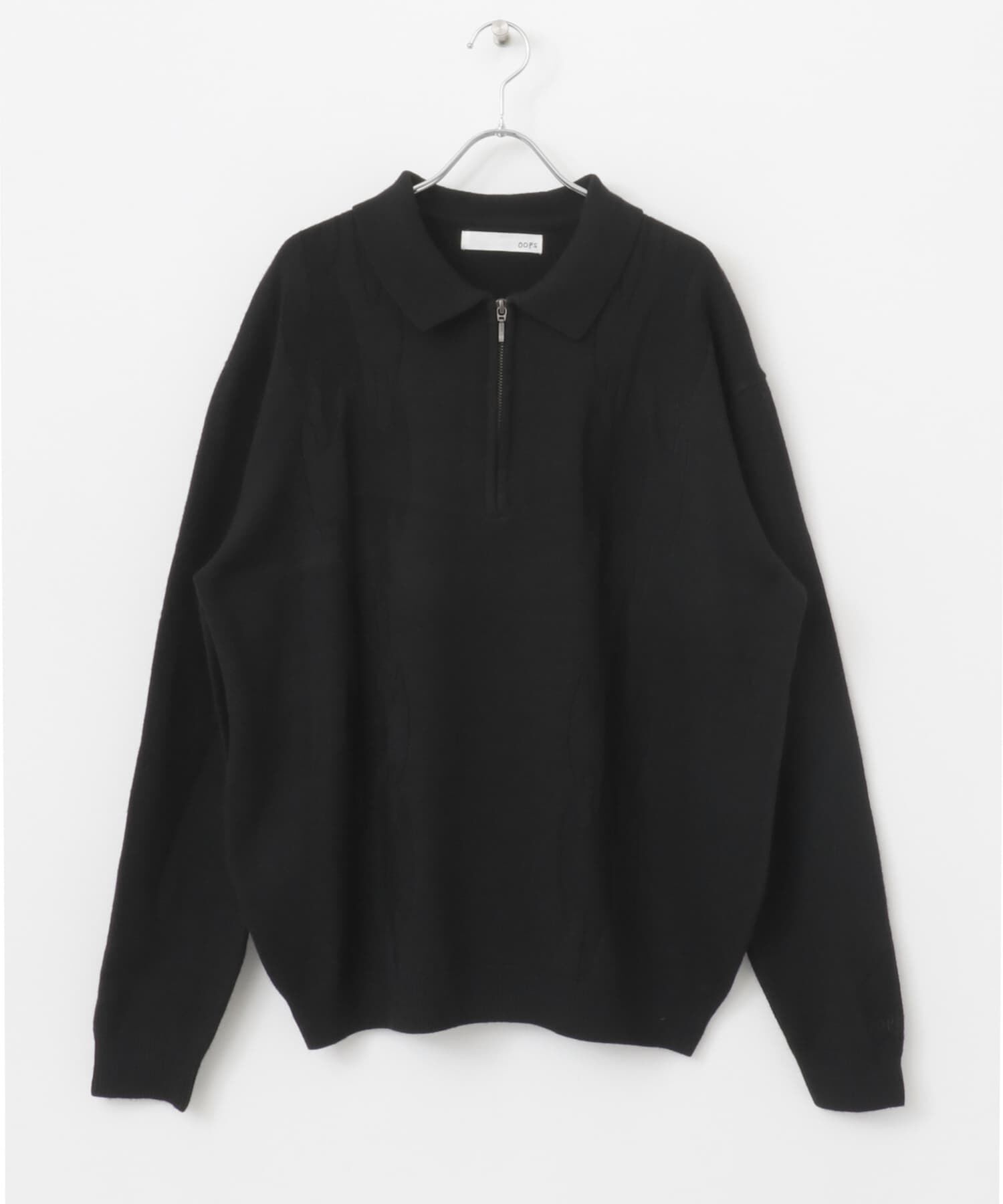 Sonny Label 「OOPS　ケーブル襟付きニットポロシャツ」|ニット・セーター|