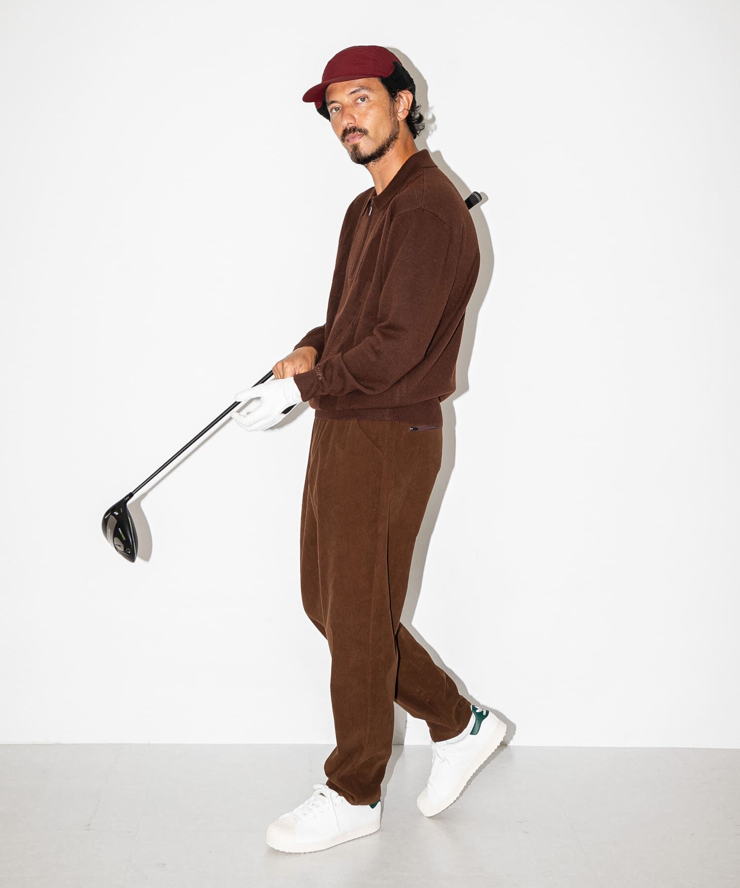 Sonny Label 「OOPS　ケーブル襟付きニットポロシャツ」|ニット・セーター|