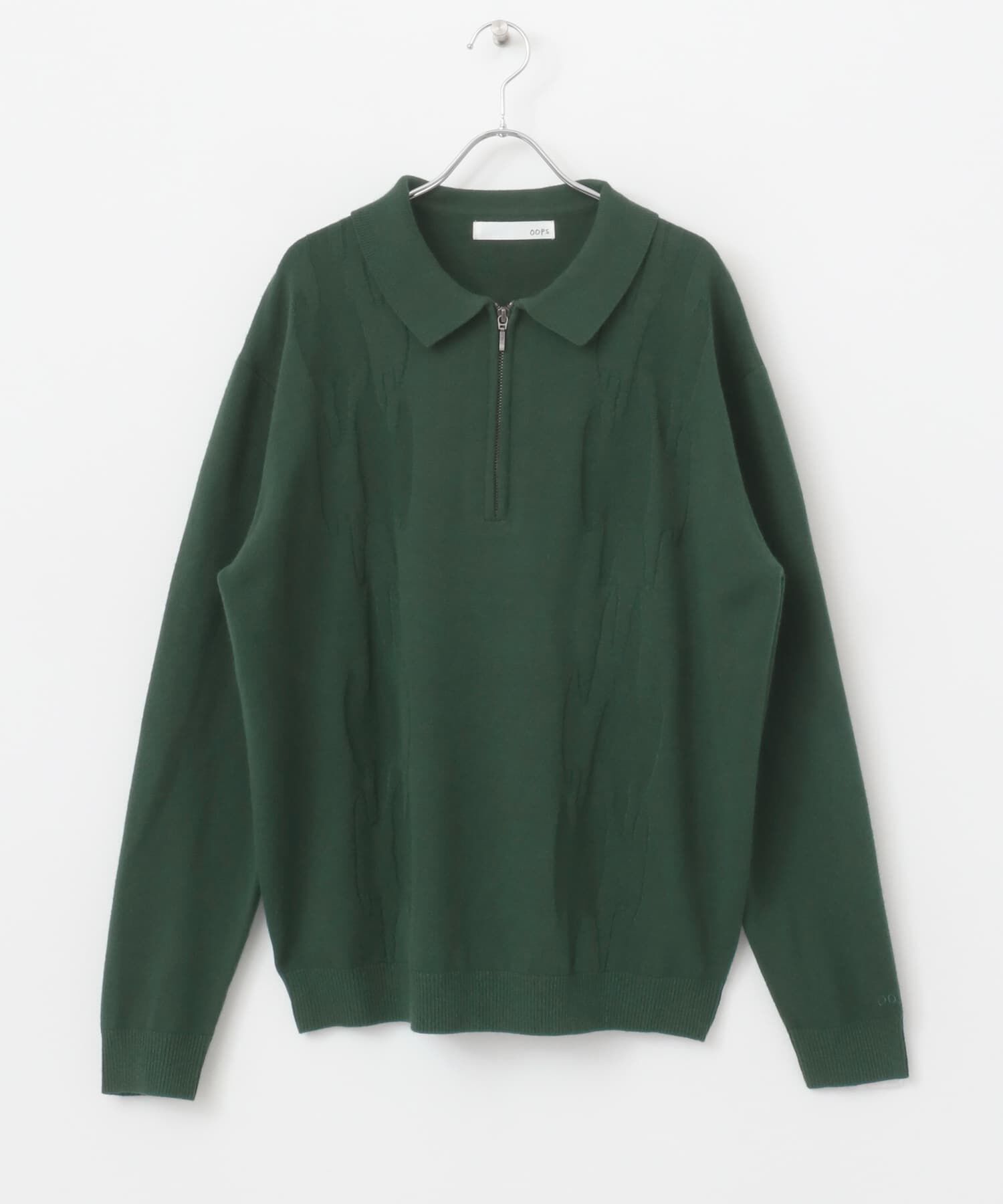 Sonny Label 「OOPS　ケーブル襟付きニットポロシャツ」|ニット・セーター|
