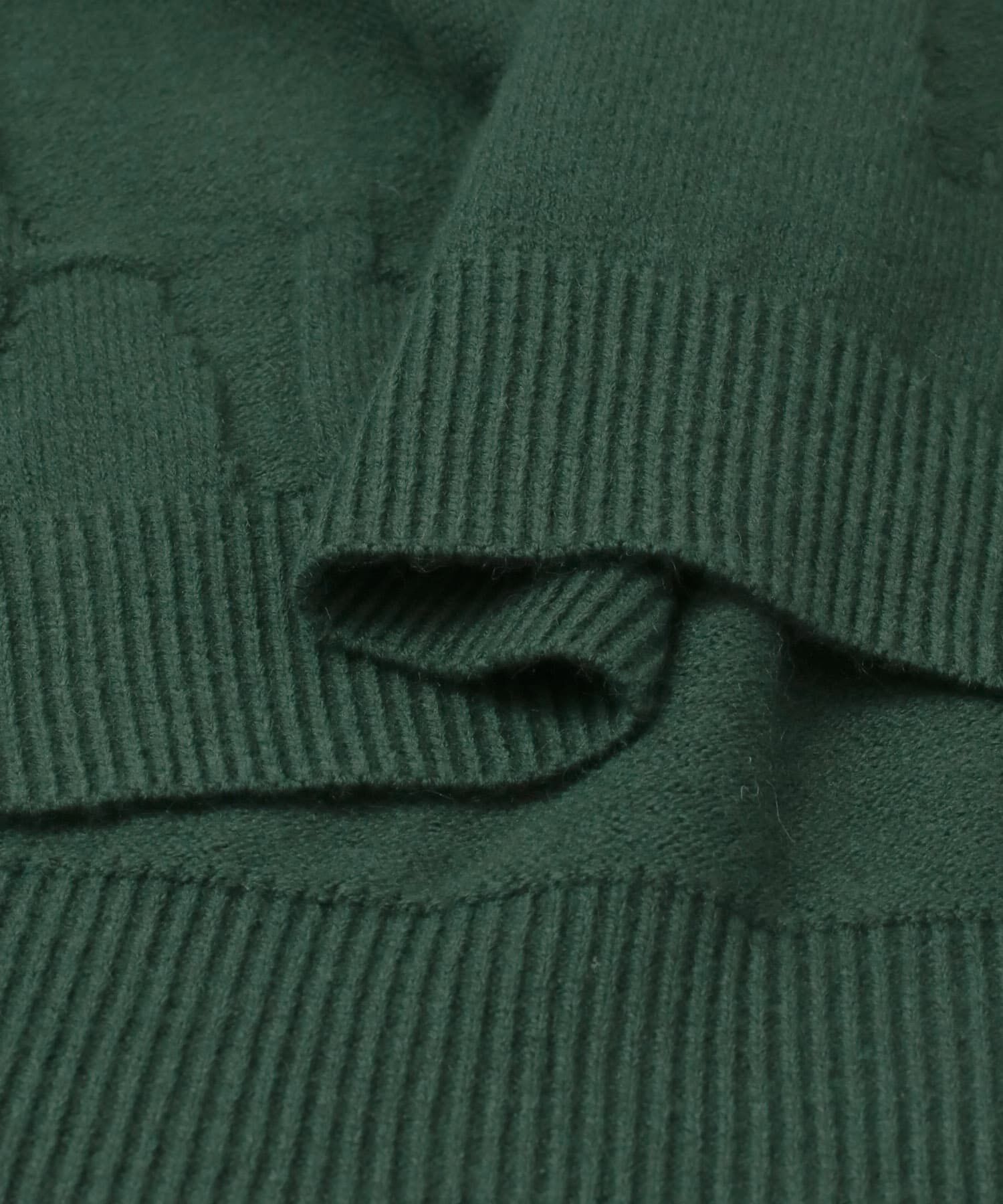 Sonny Label 「OOPS　ケーブル襟付きニットポロシャツ」|ニット・セーター|