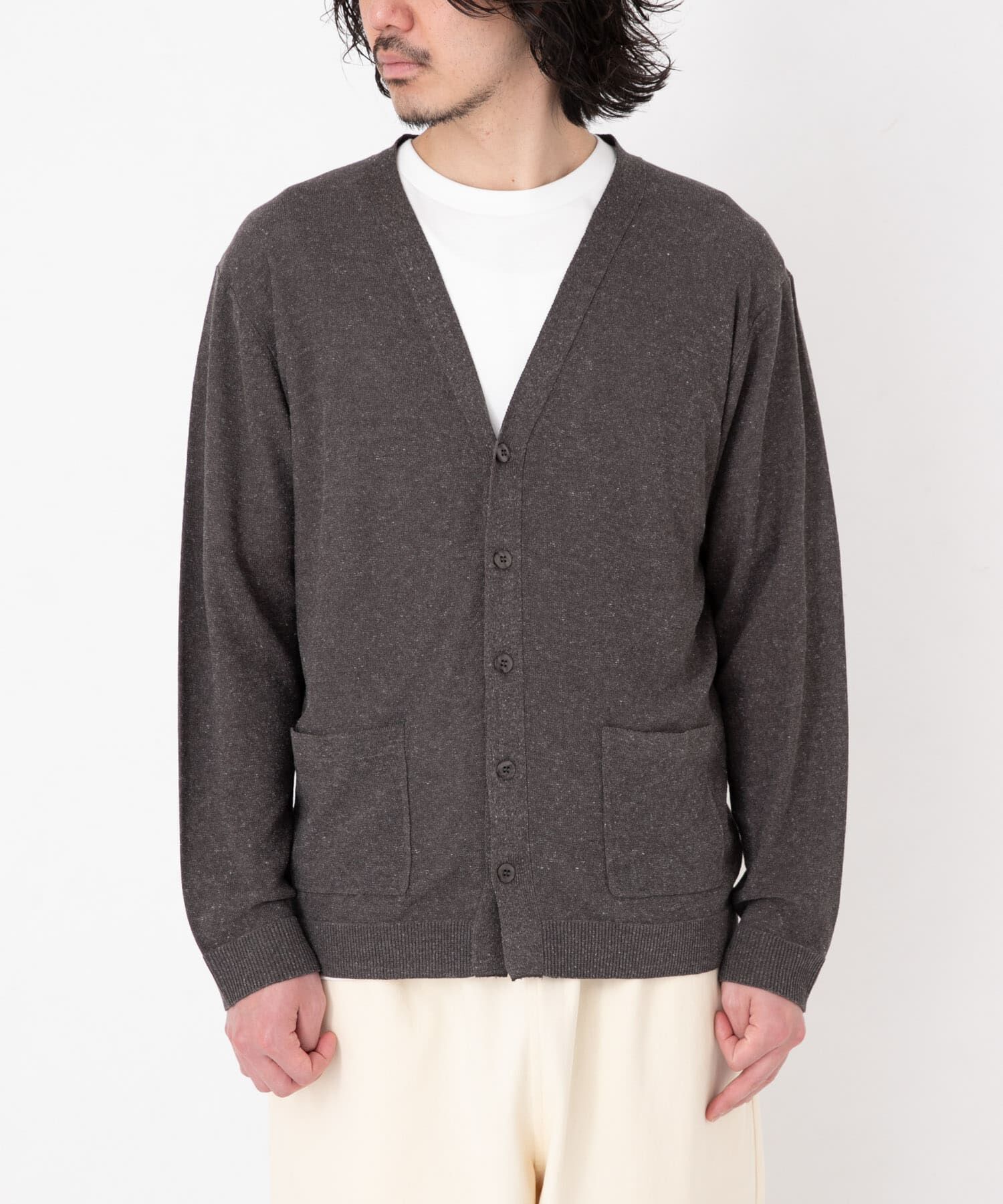 Sonny Label 「リネン混ニットカーディガン」|カーディガン|