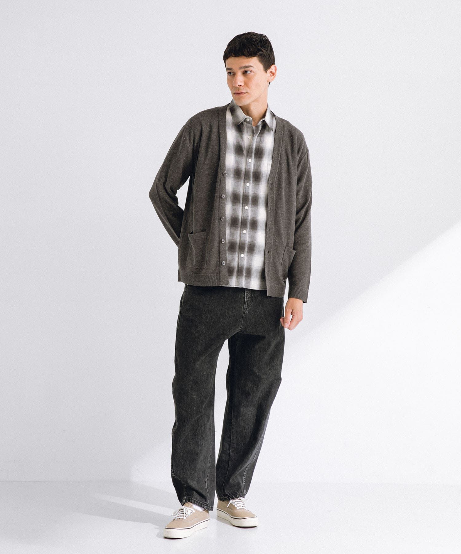 Sonny Label 「リネン混ニットカーディガン」|カーディガン|