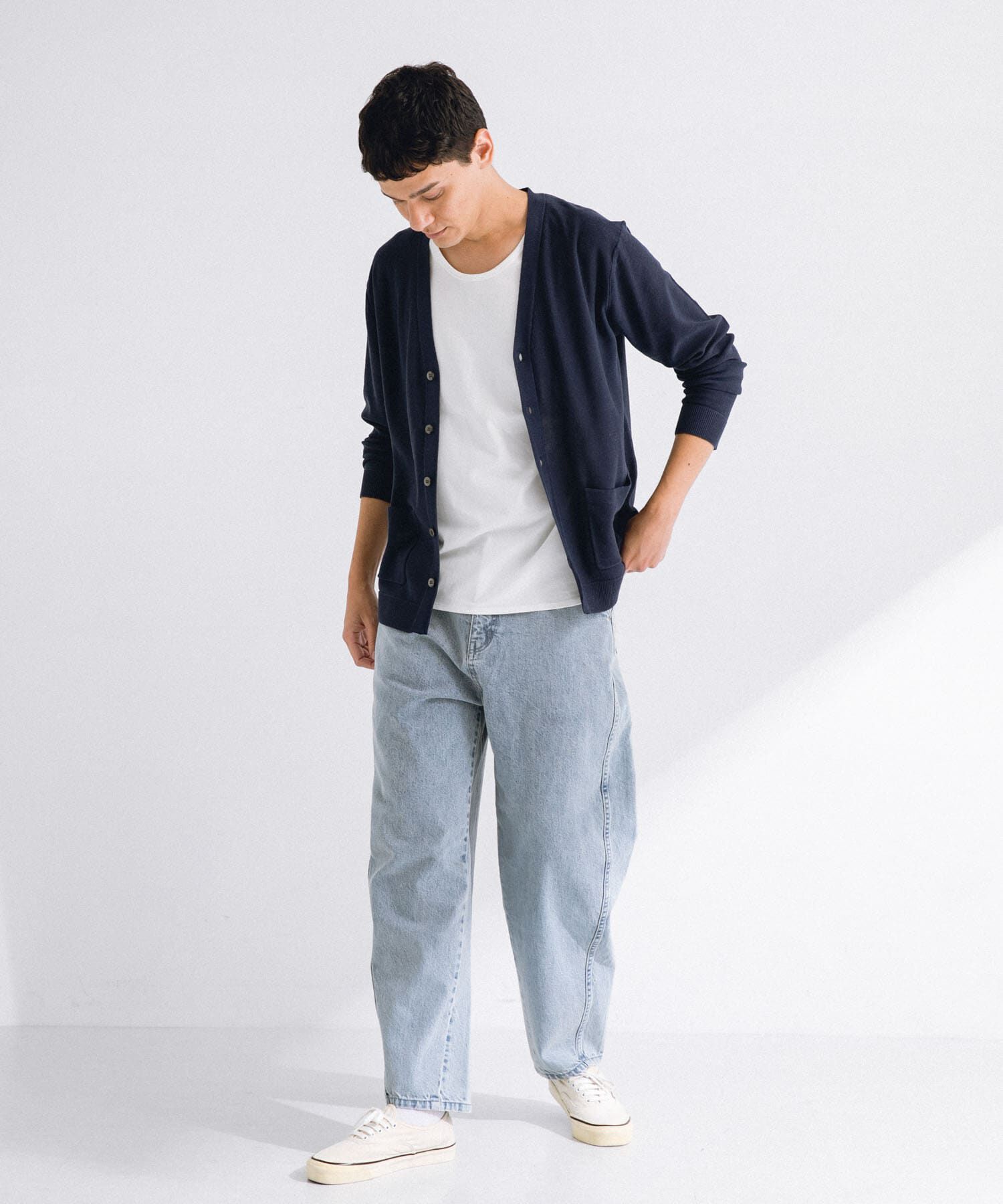 Sonny Label 「リネン混ニットカーディガン」|カーディガン|