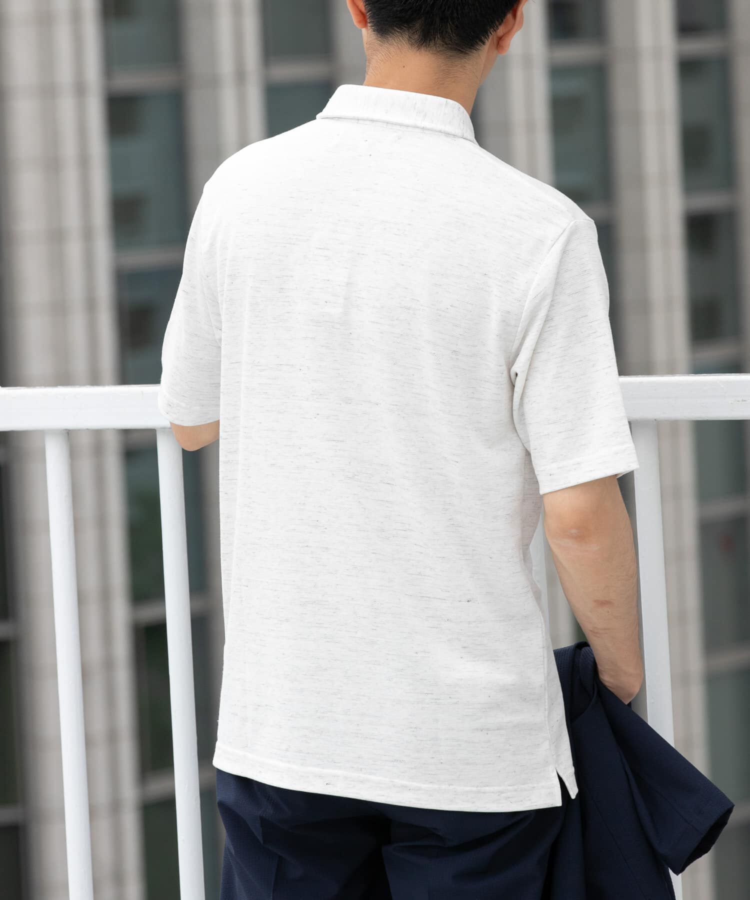 URBAN RESEARCH ROSSO「『WEB限定』『XLサイズあり』 リネン混カノコポロシャツ」|ポロシャツ|