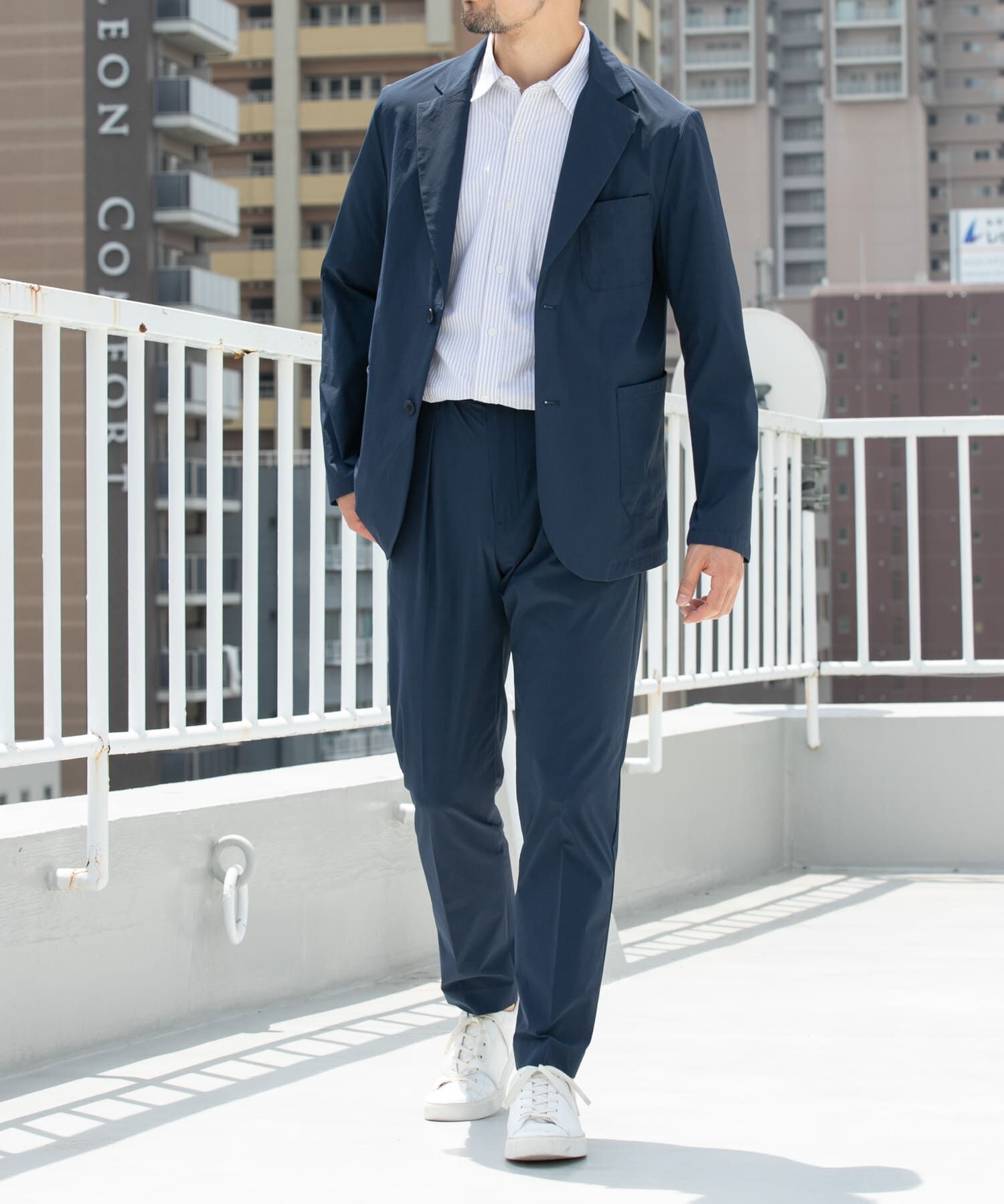 URBAN RESEARCH ROSSO「『XLサイズあり』クールキープセットアップ」|その他|ネイビー