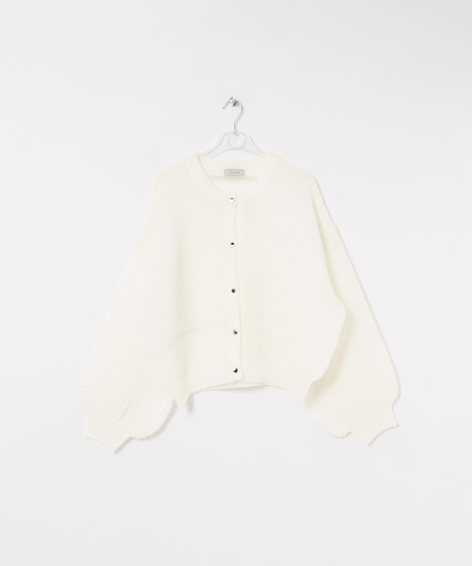 LAATO「kirakira knit cardigan」|カーディガン|
