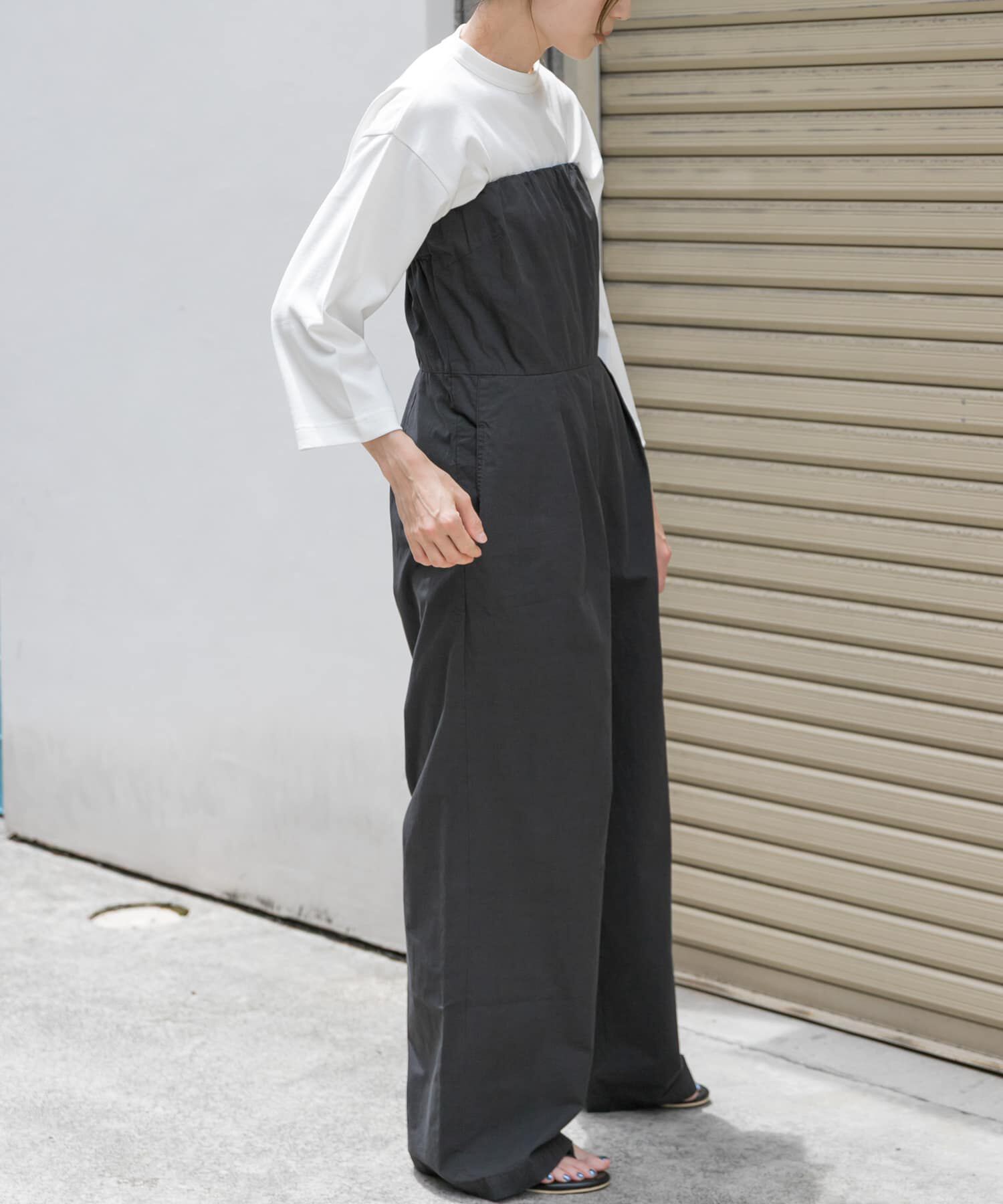 URBAN RESEARCH DOORS「FORK&SPOON　ボトルネック8分袖Tシャツ」|Tシャツ・カットソー|