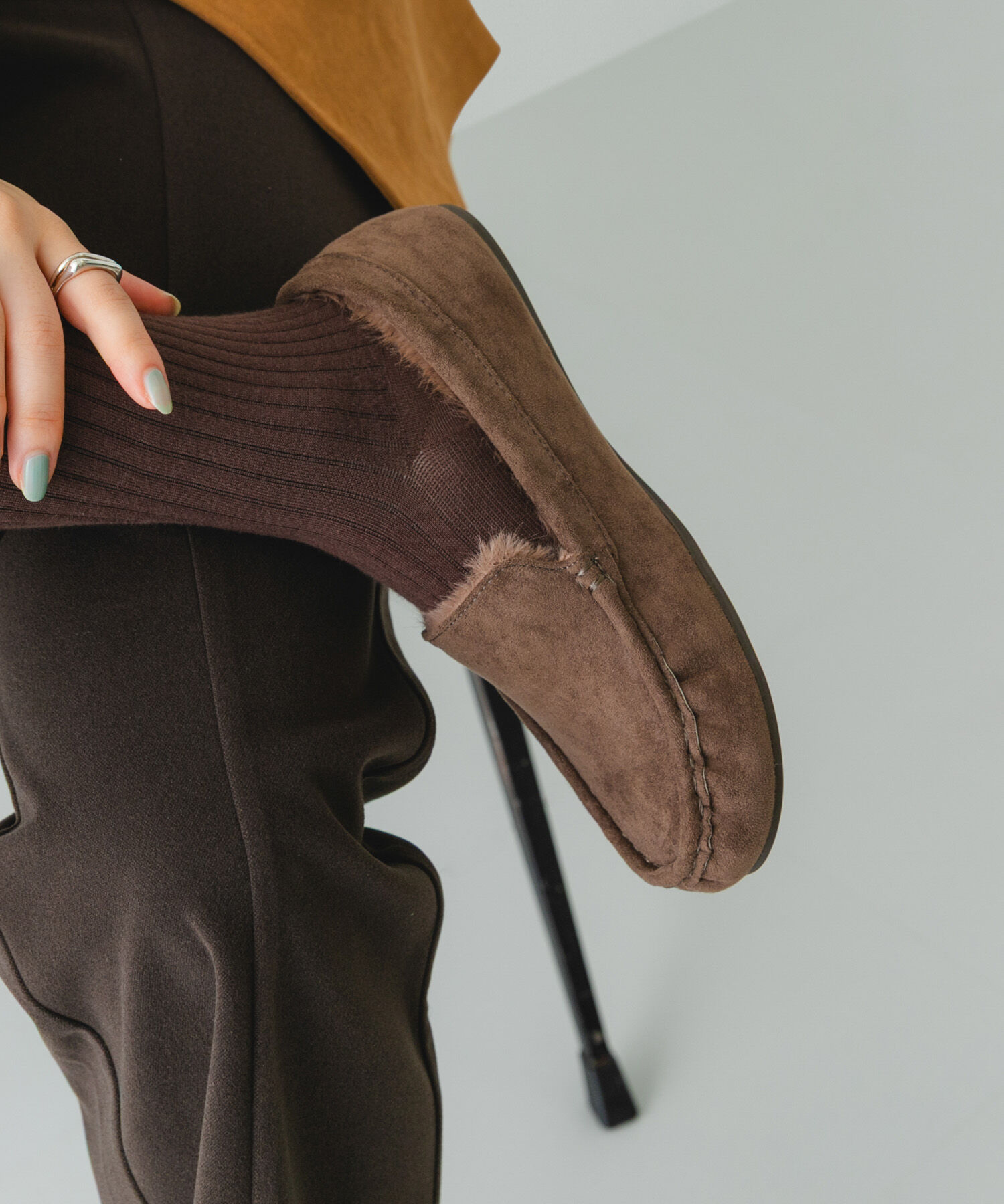 RODE SKO「撥水フラッフィースリッポン」|スリッポン|