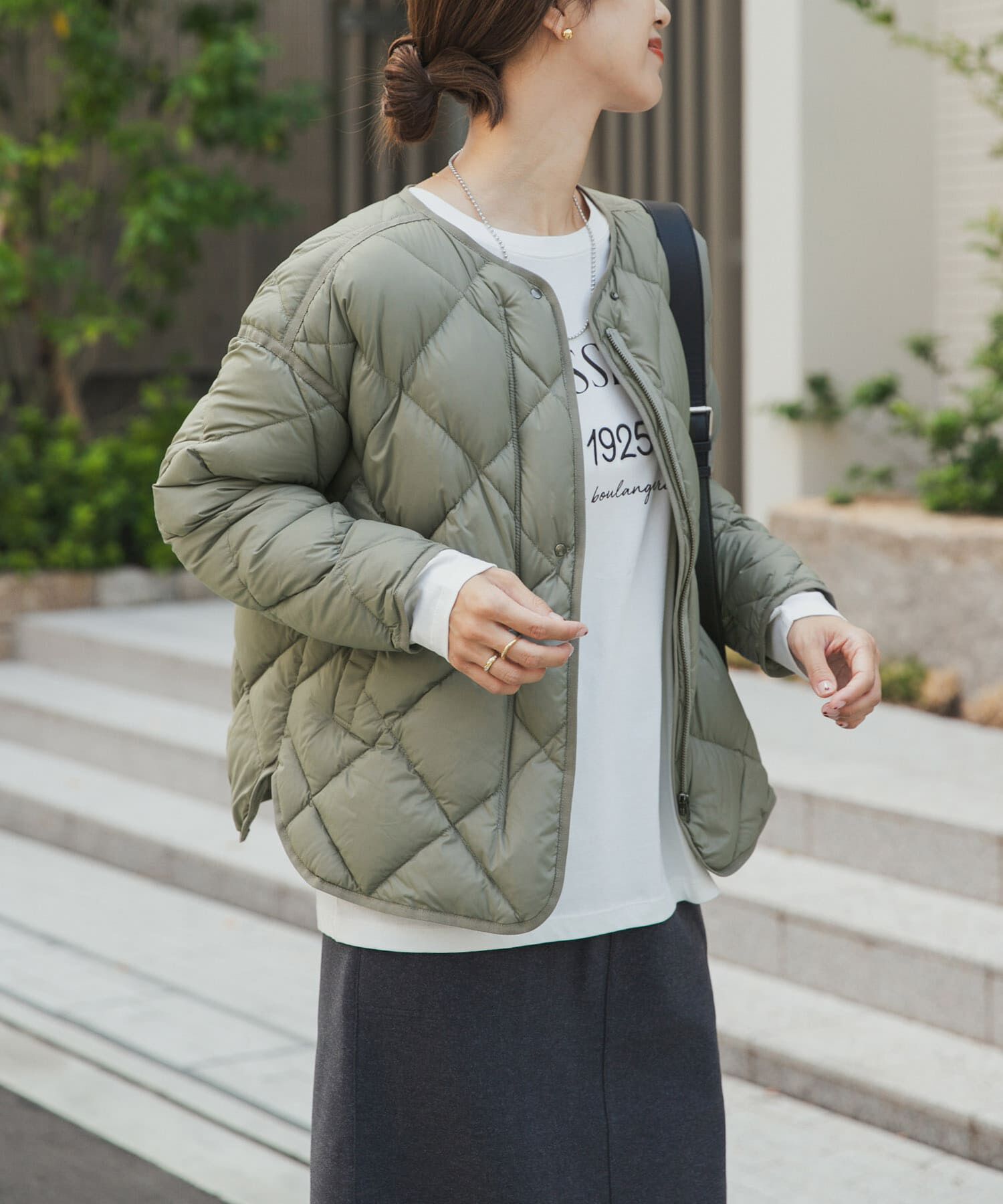 ライトダウンキルトショートブルゾン 一部WEB限定カラー』ライトダウンキルトショートブルゾン（URBAN