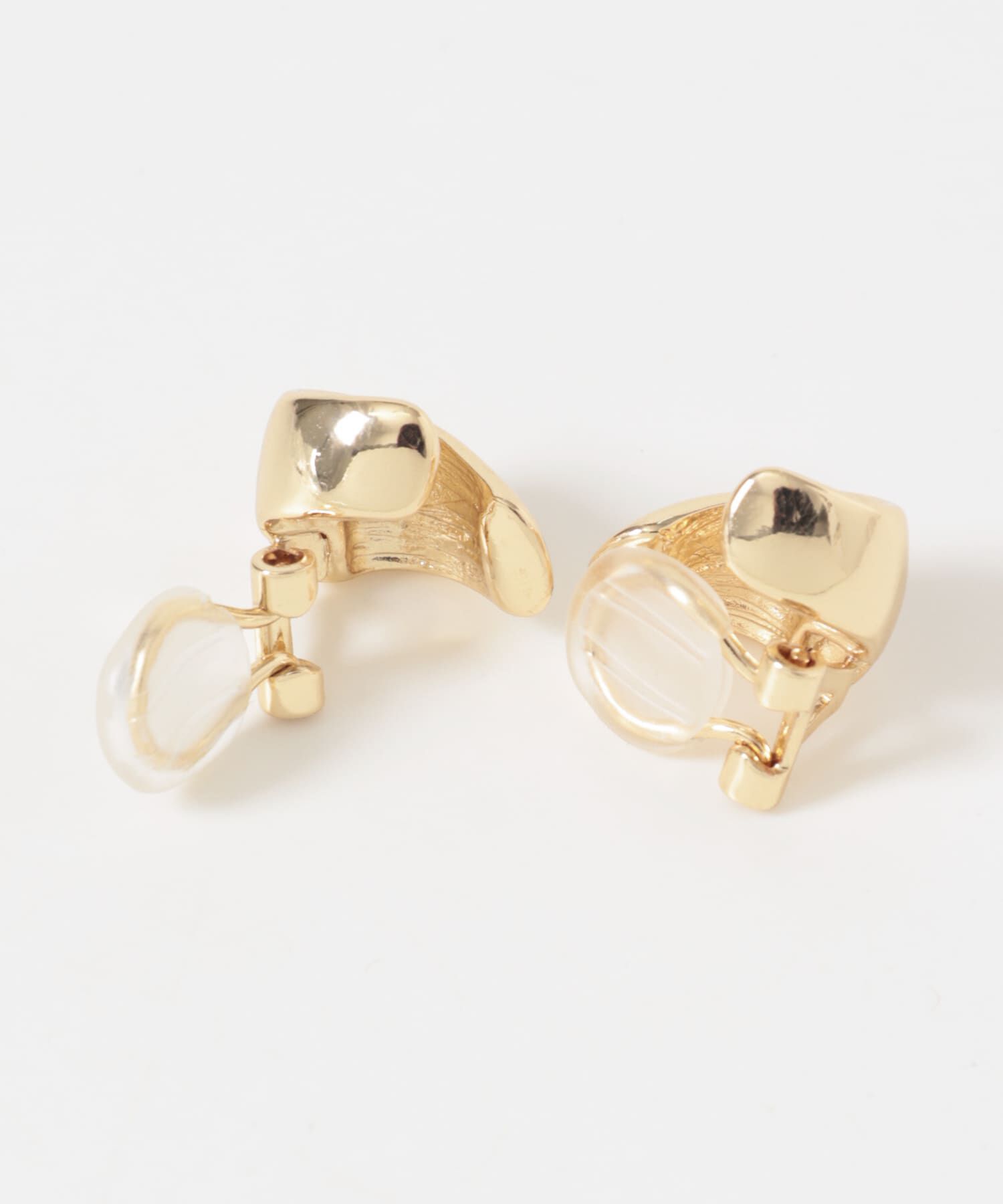 SMELLY「メタルワイドカーブイヤリング」|イヤリング|