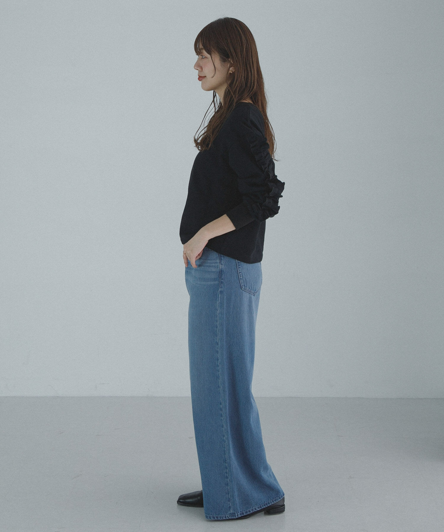 Sonny Label 「『WEB限定』フリルスリーブスウェットプルオーバー」|スウェット・ジャージ|