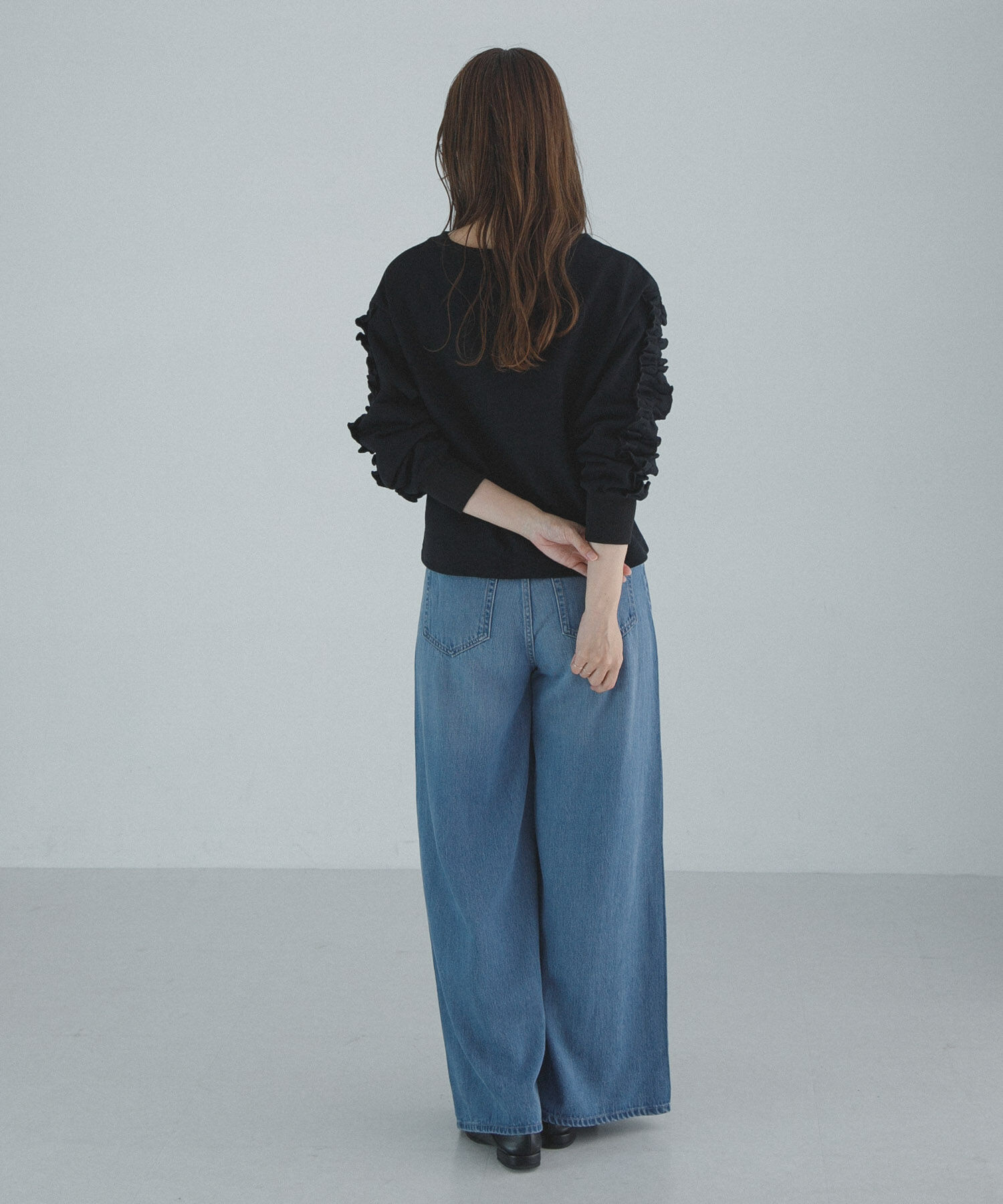 Sonny Label 「『WEB限定』フリルスリーブスウェットプルオーバー」|スウェット・ジャージ|