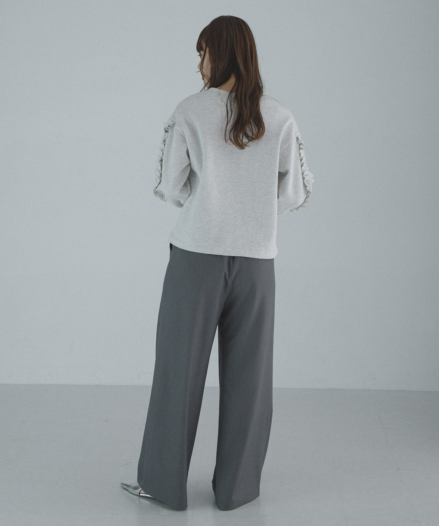 Sonny Label 「『WEB限定』フリルスリーブスウェットプルオーバー」|スウェット・ジャージ|