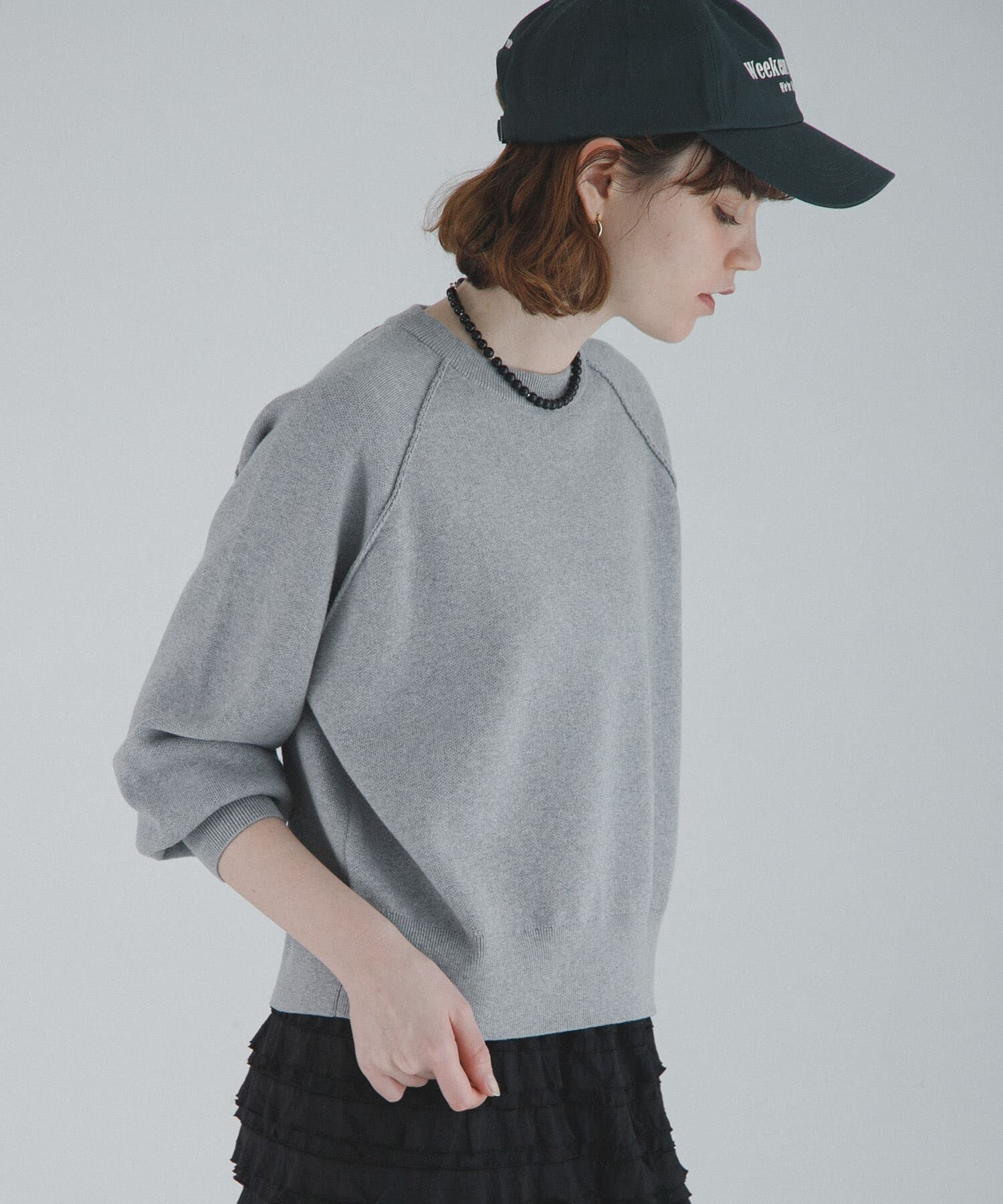 Sonny Label 「スウェットライクニット」|ニット・セーター|グレー