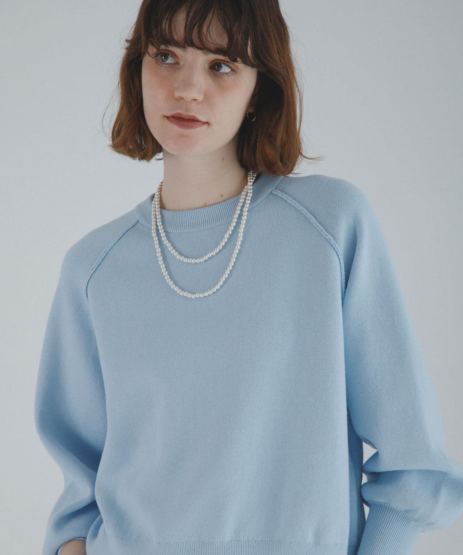 Sonny Label 「スウェットライクニット」|ニット・セーター|ライトブルー