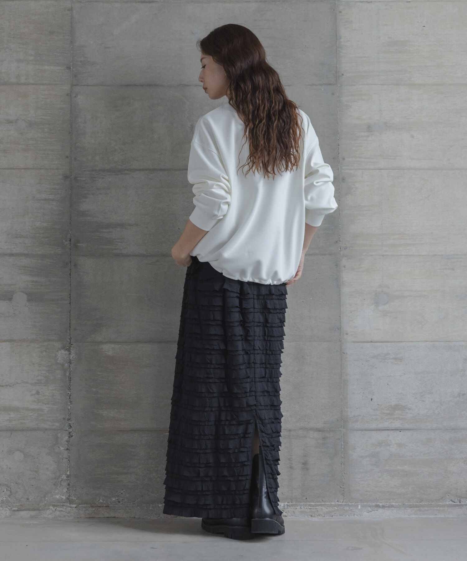 Sonny Label 「『WEB限定』カットフリルナロースカート」|スカート|