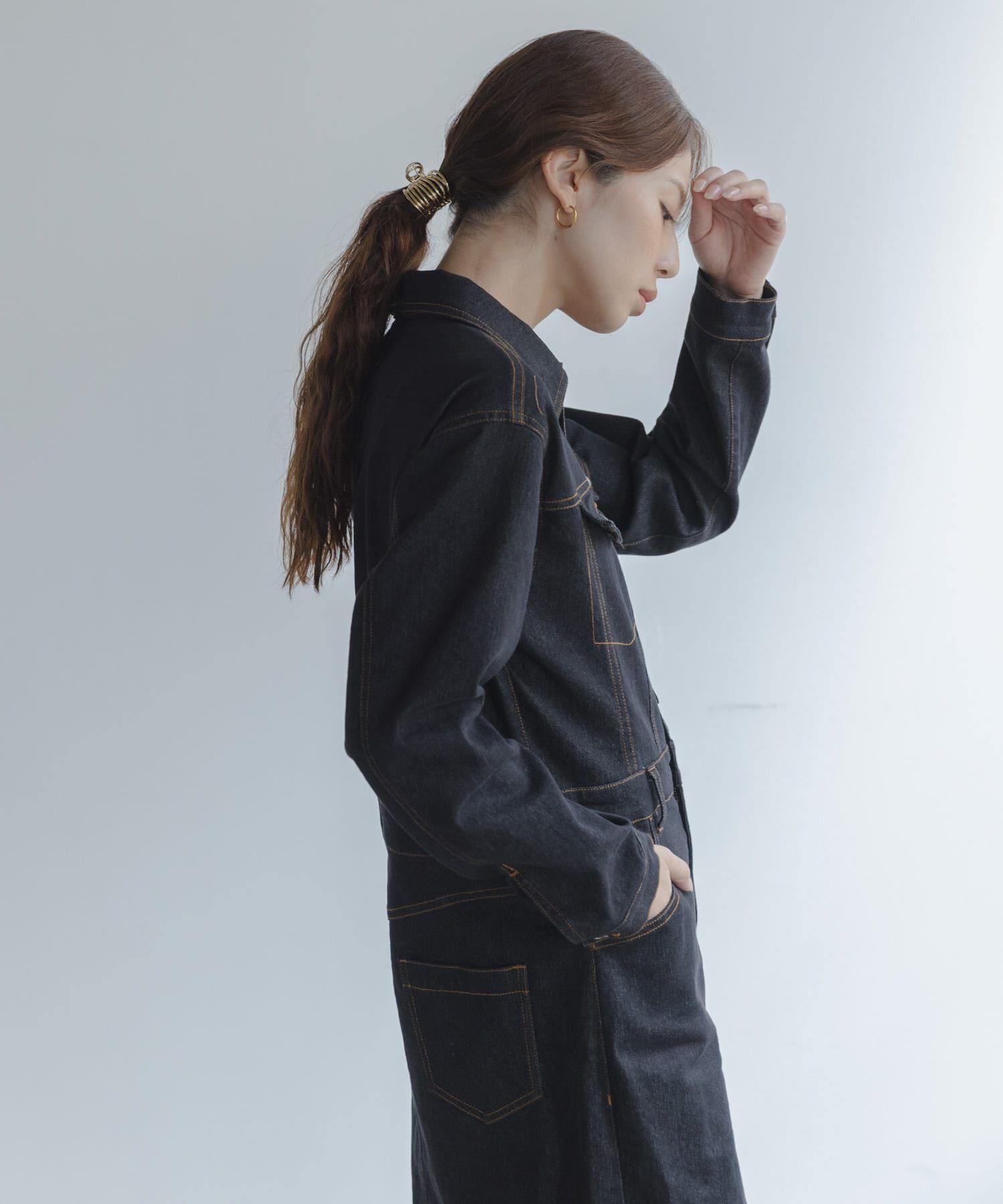 Sonny Label 「デニムジャンパースカート」|ワンピース|