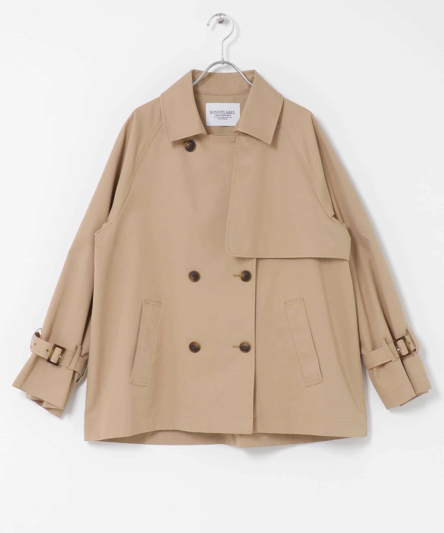Sonny Label 「撥水ショートトレンチコート」|トレンチコート|