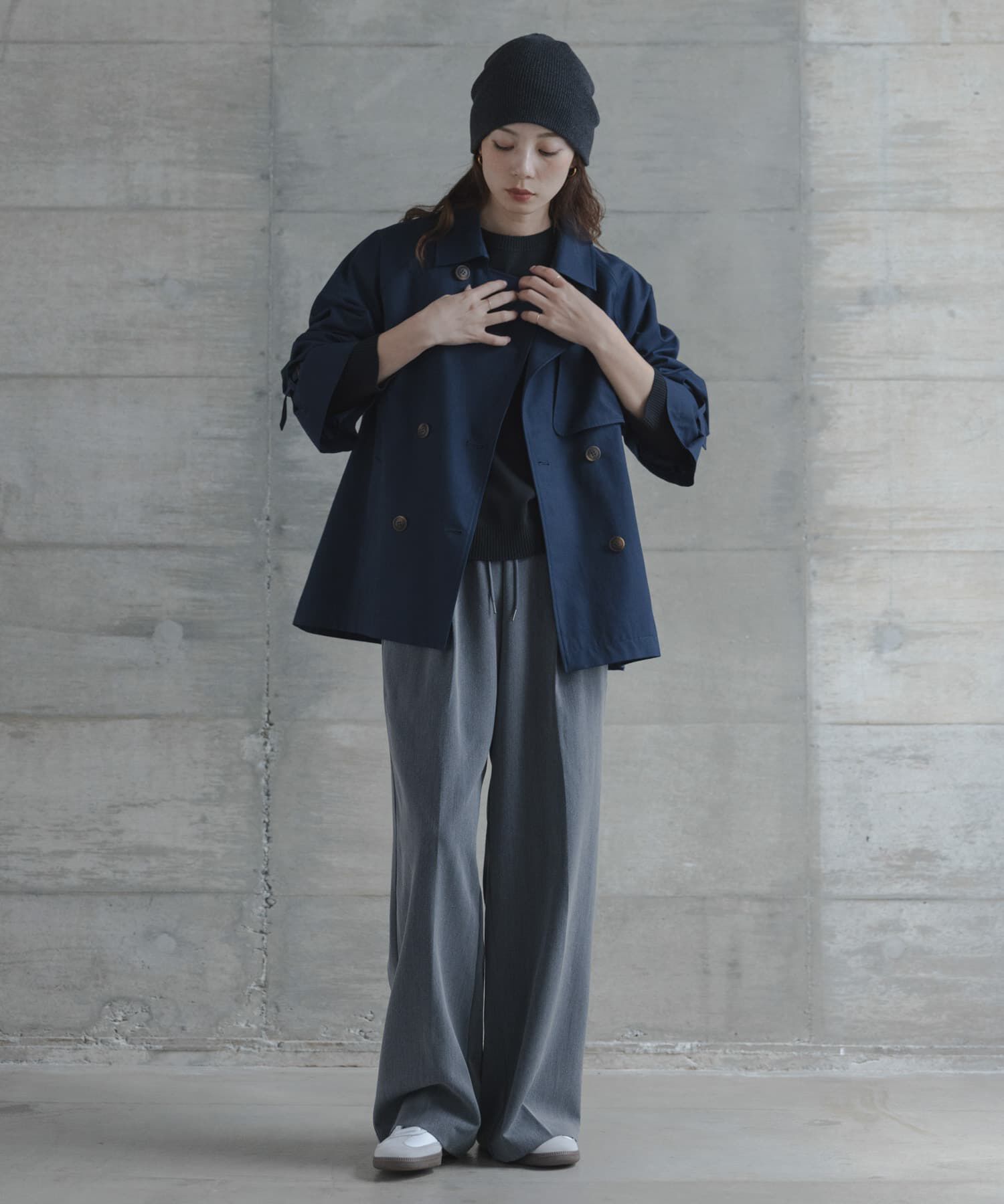 Sonny Label 「撥水ショートトレンチコート」|トレンチコート|