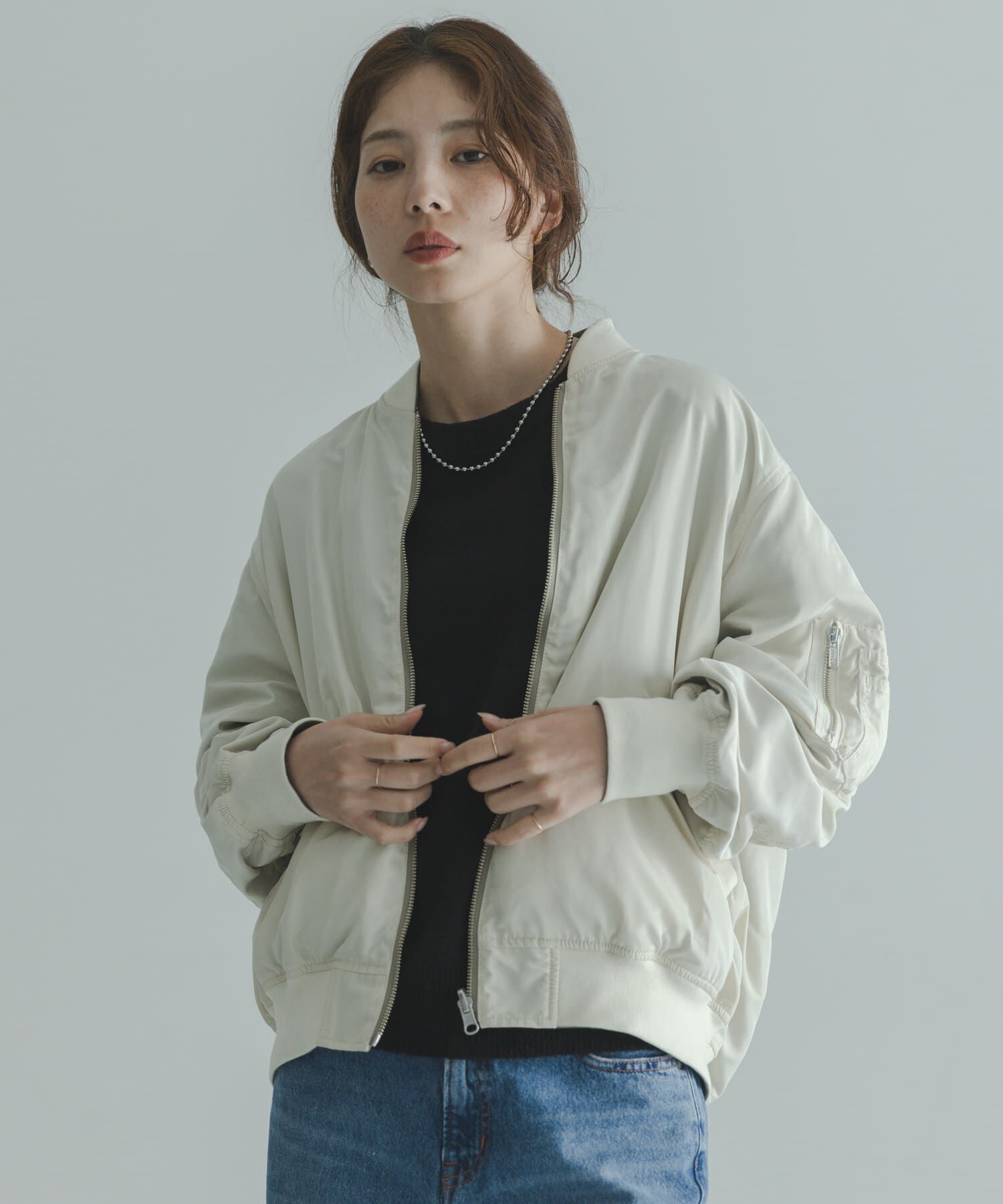 Sonny Label 「『WEB限定』リバーシブルオーバーMA-1」|ブルゾン・スタジャン|