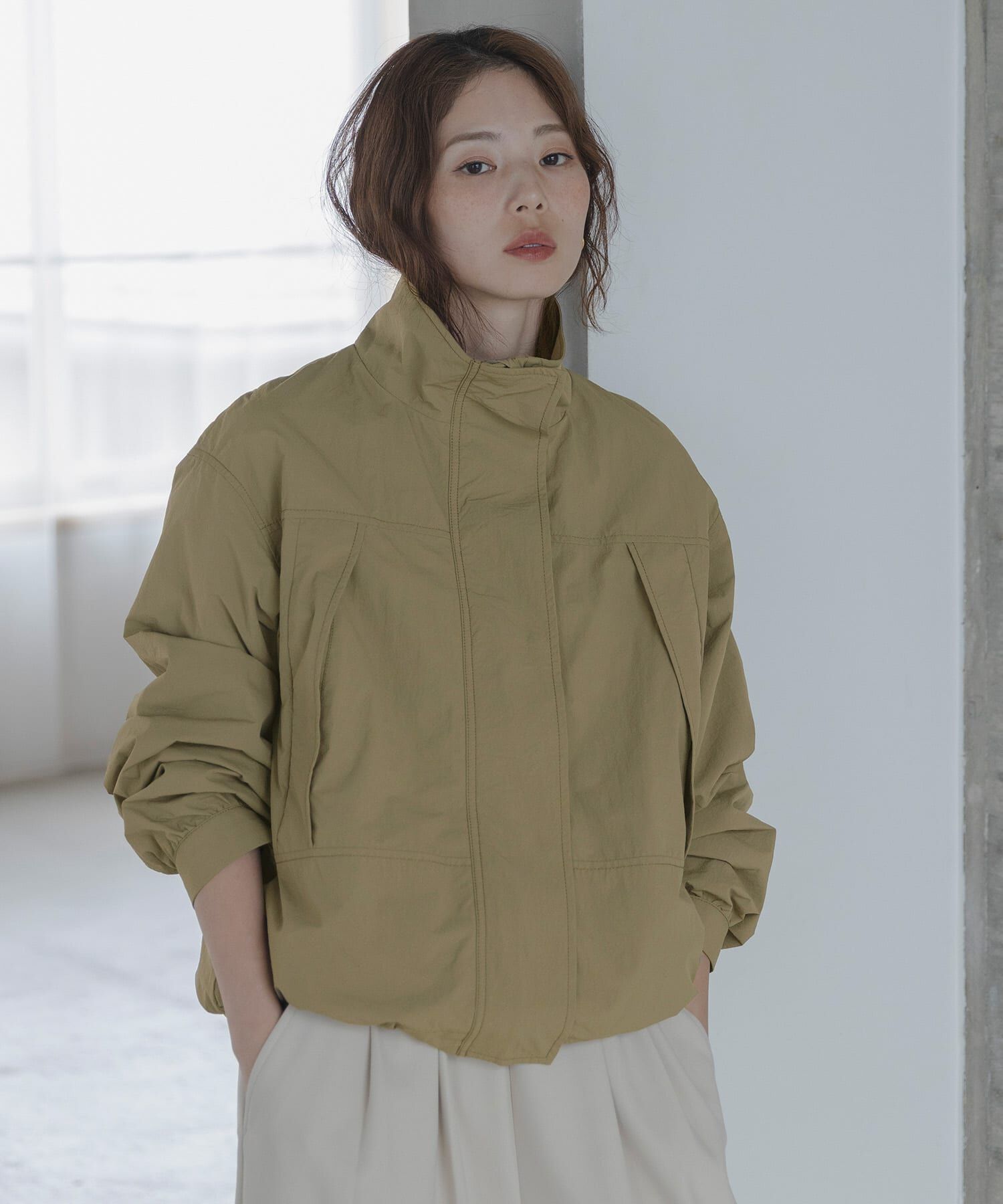 Sonny Label 「撥水スタンドカラーナイロンブルゾン」|その他|