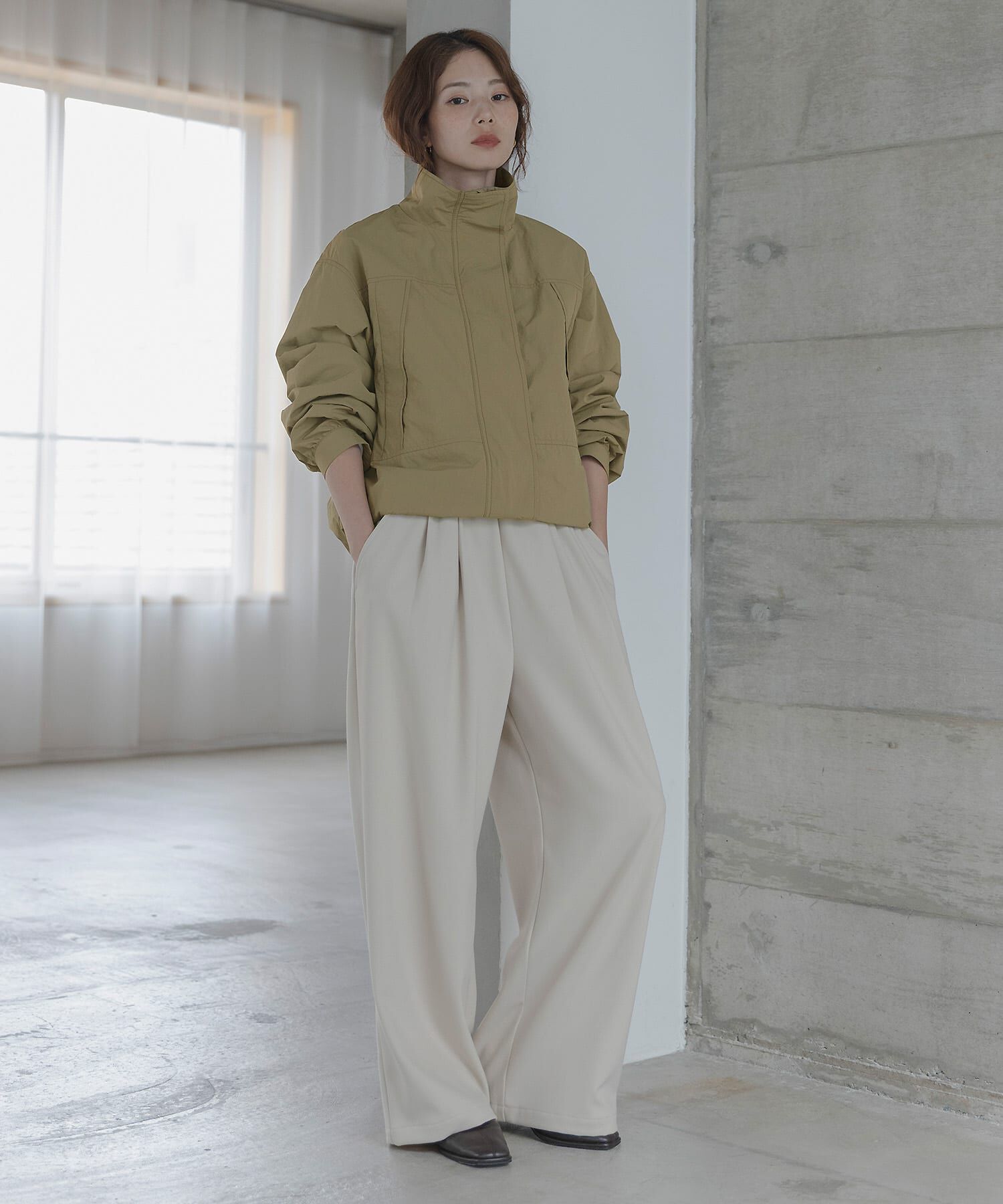 Sonny Label 「撥水スタンドカラーナイロンブルゾン」|その他|