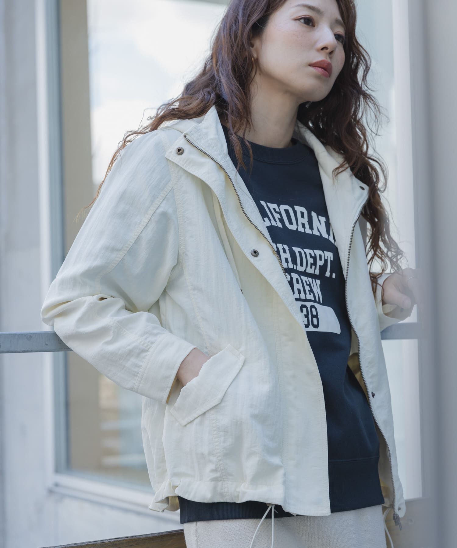 Sonny Label 「多機能マウンテンパーカー」|ノーカラーコート|