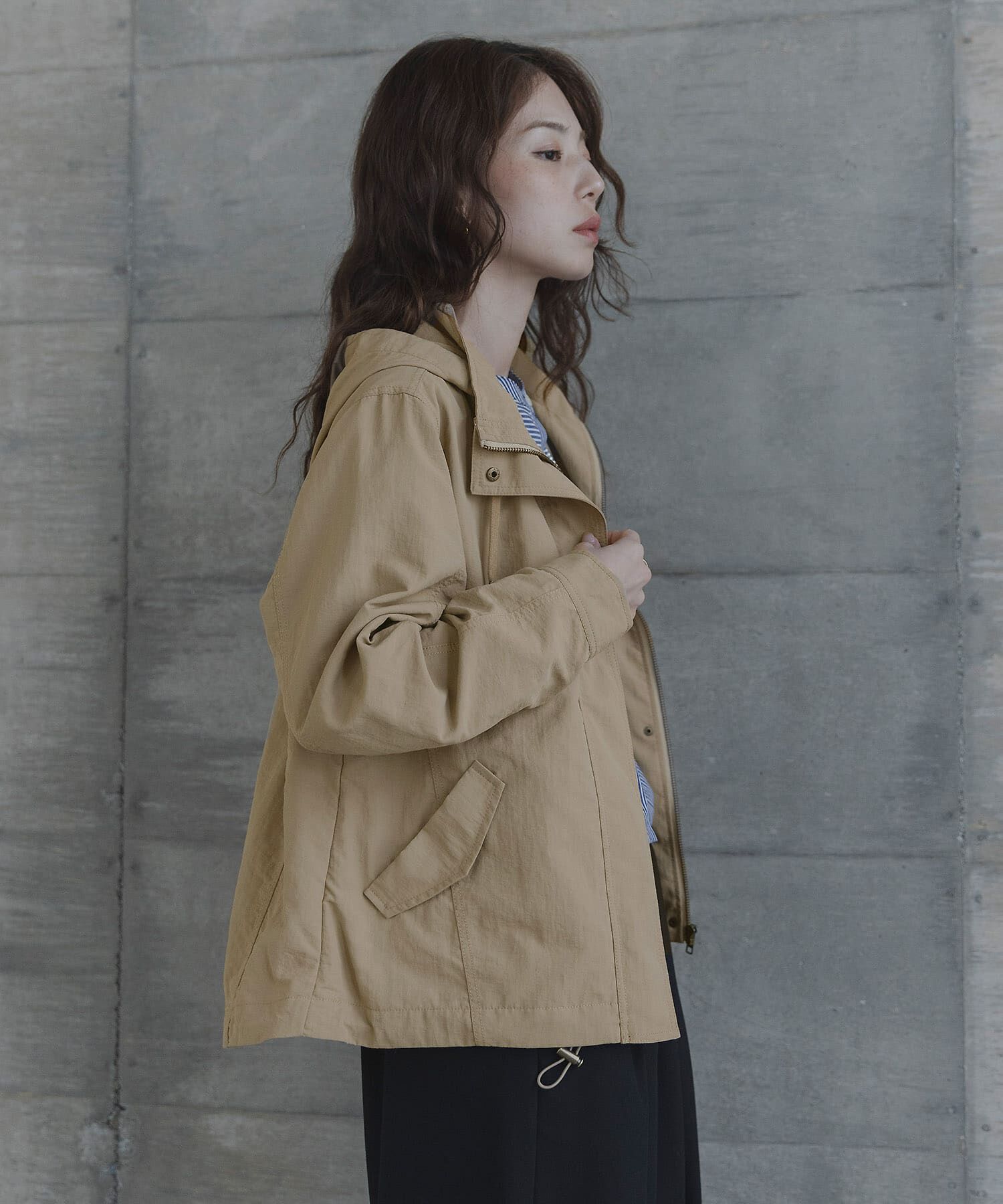 Sonny Label 「多機能マウンテンパーカー」|ノーカラーコート|