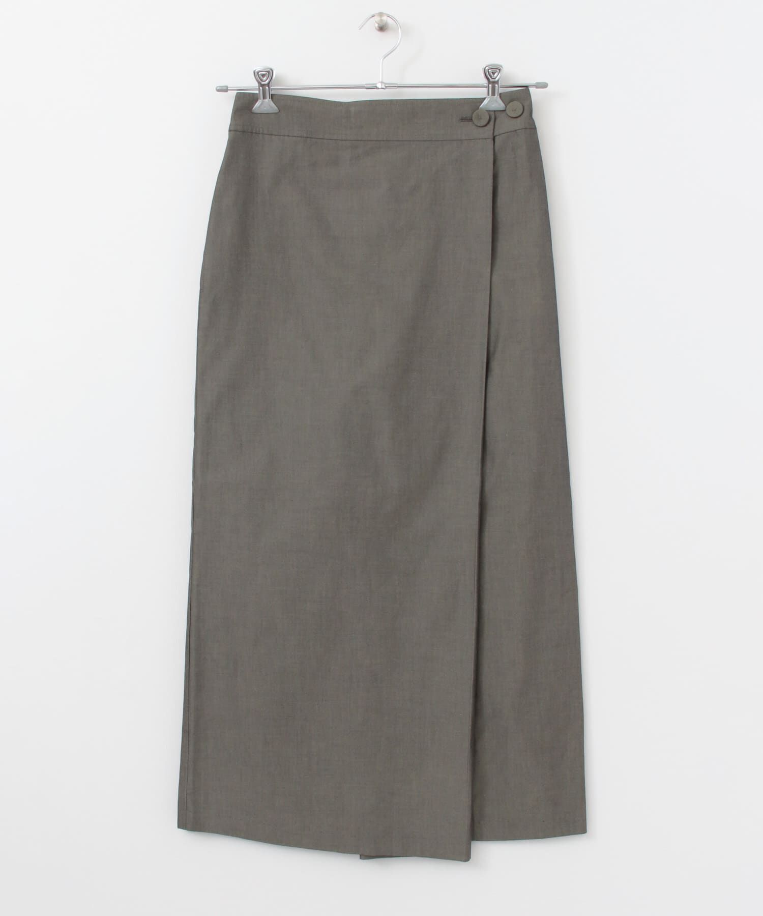  「シャンブレーラップスカート」|スカート|