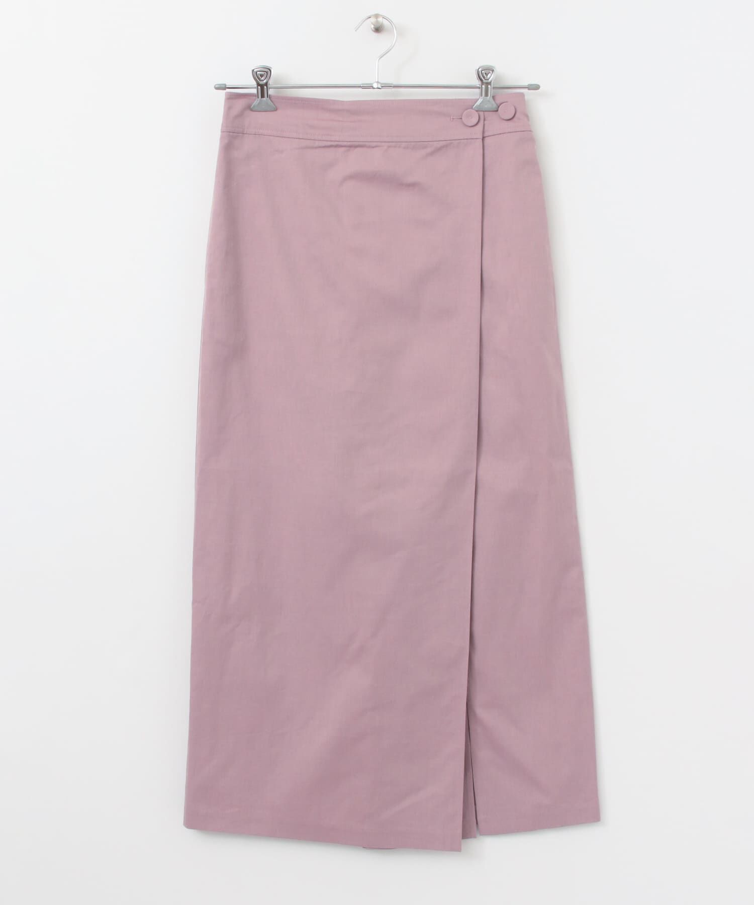  「シャンブレーラップスカート」|スカート|