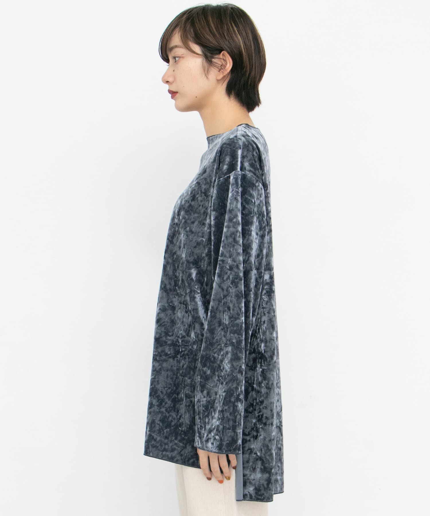  「クラッシュベロアプルオーバー&there4;」|Tシャツ・カットソー|