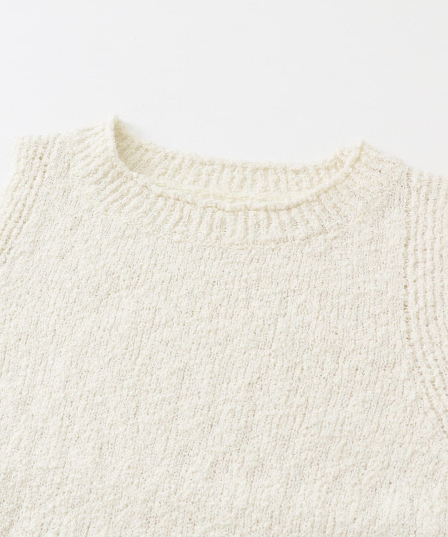  「ブークレニットタンクトップ」|ニット・セーター|