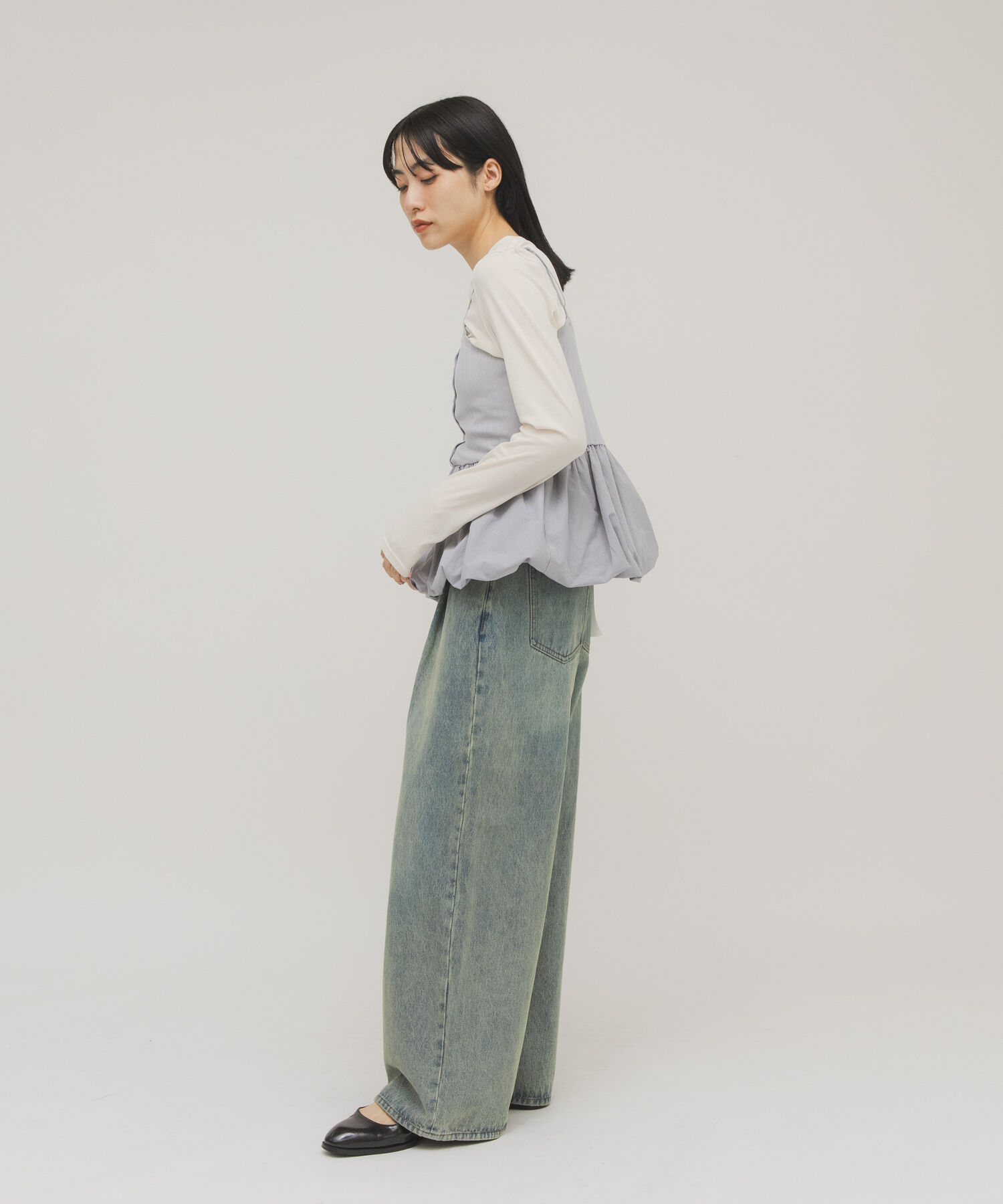  「バルーンビスチェSETトップス」|Tシャツ・カットソー|