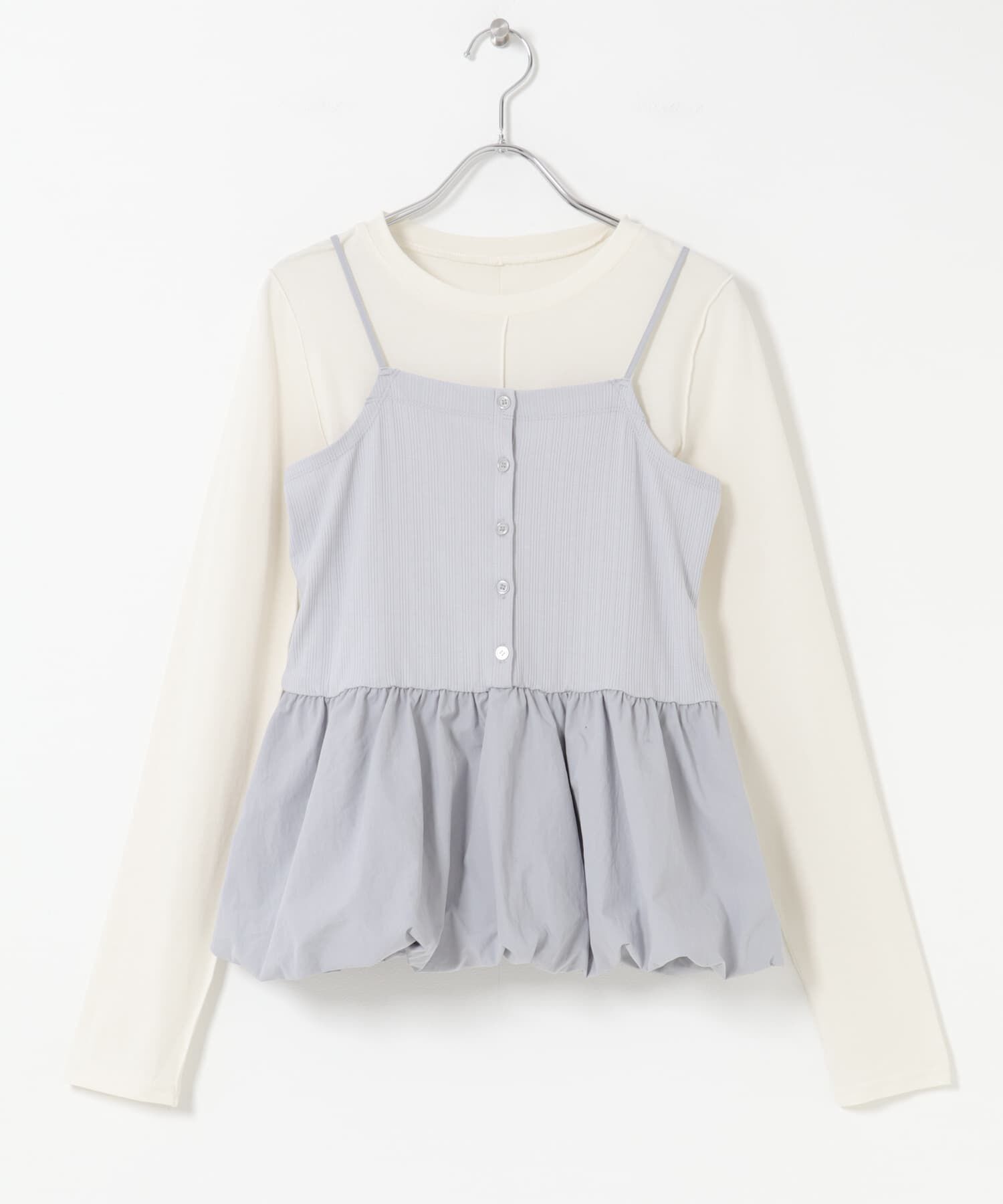  「バルーンビスチェSETトップス」|Tシャツ・カットソー|