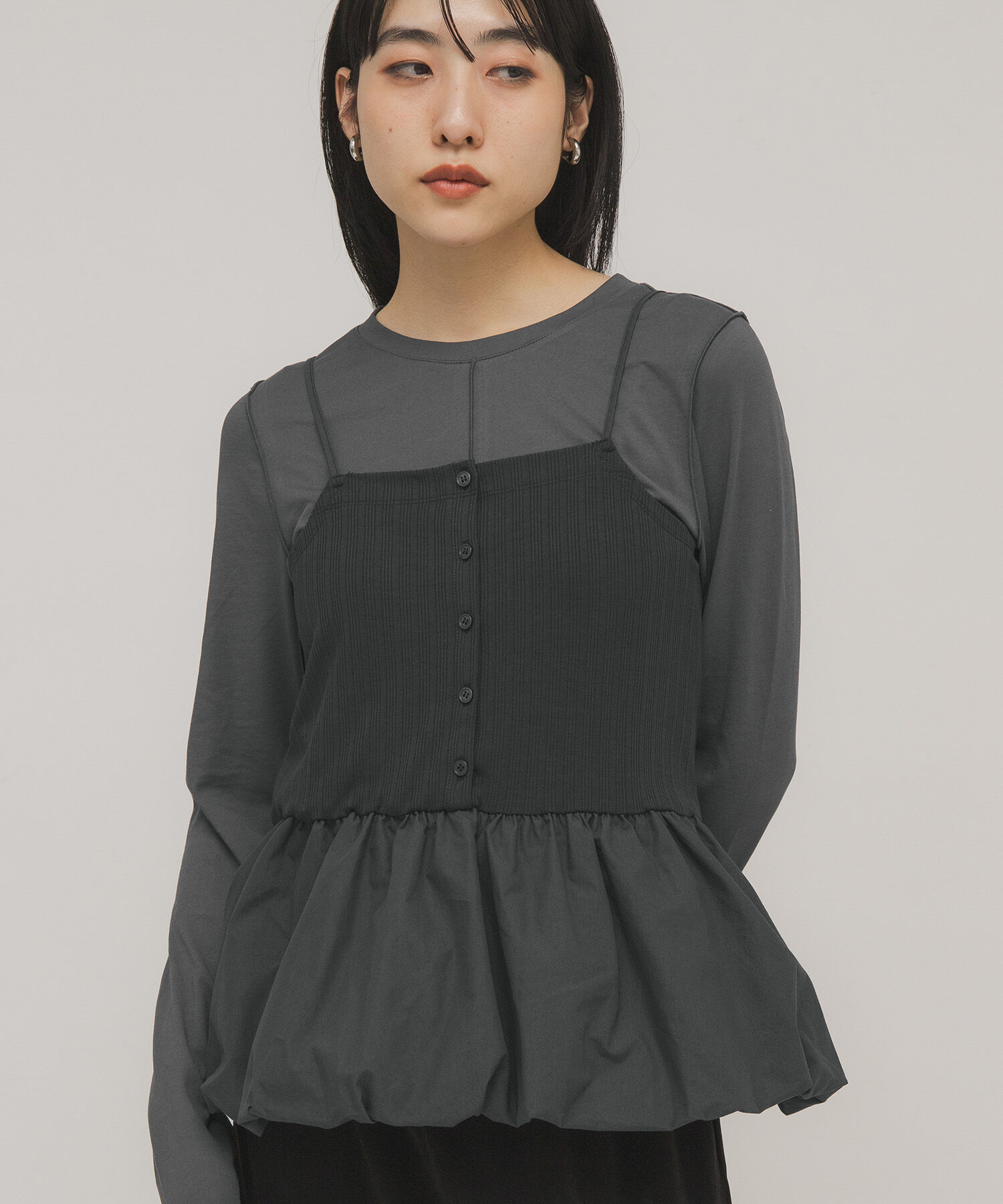  「バルーンビスチェSETトップス」|Tシャツ・カットソー|